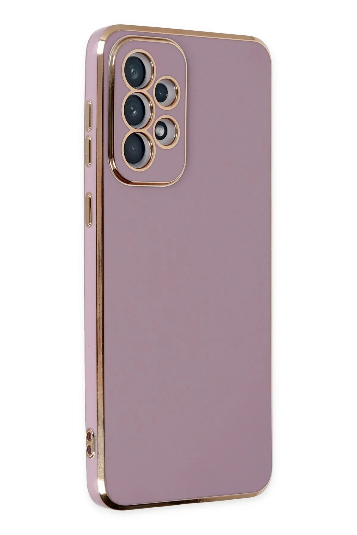 Newface Samsung Galaxy A73 5G Kılıf Volet Silikon - Mor