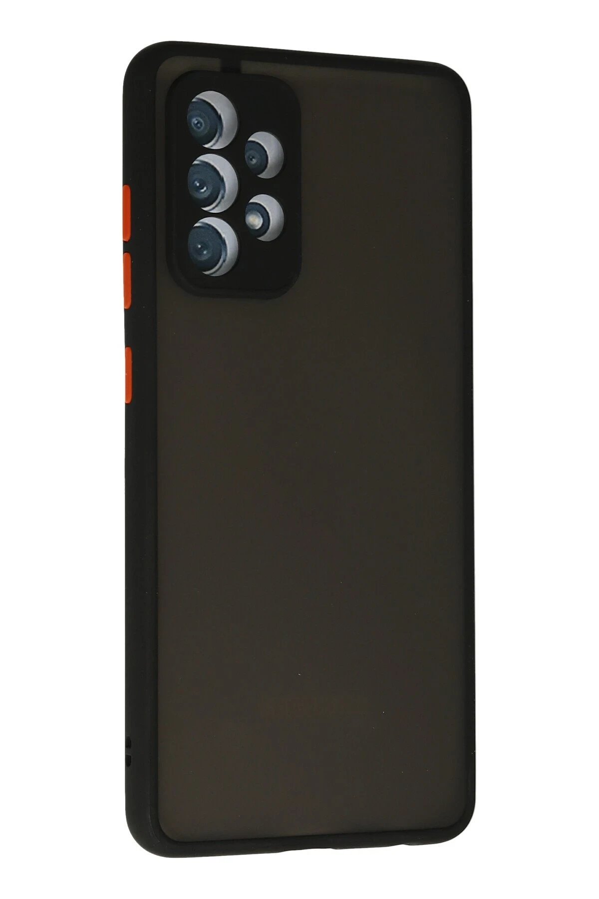 Newface Samsung Galaxy A72 Kılıf Montreal Silikon Kapak - Siyah