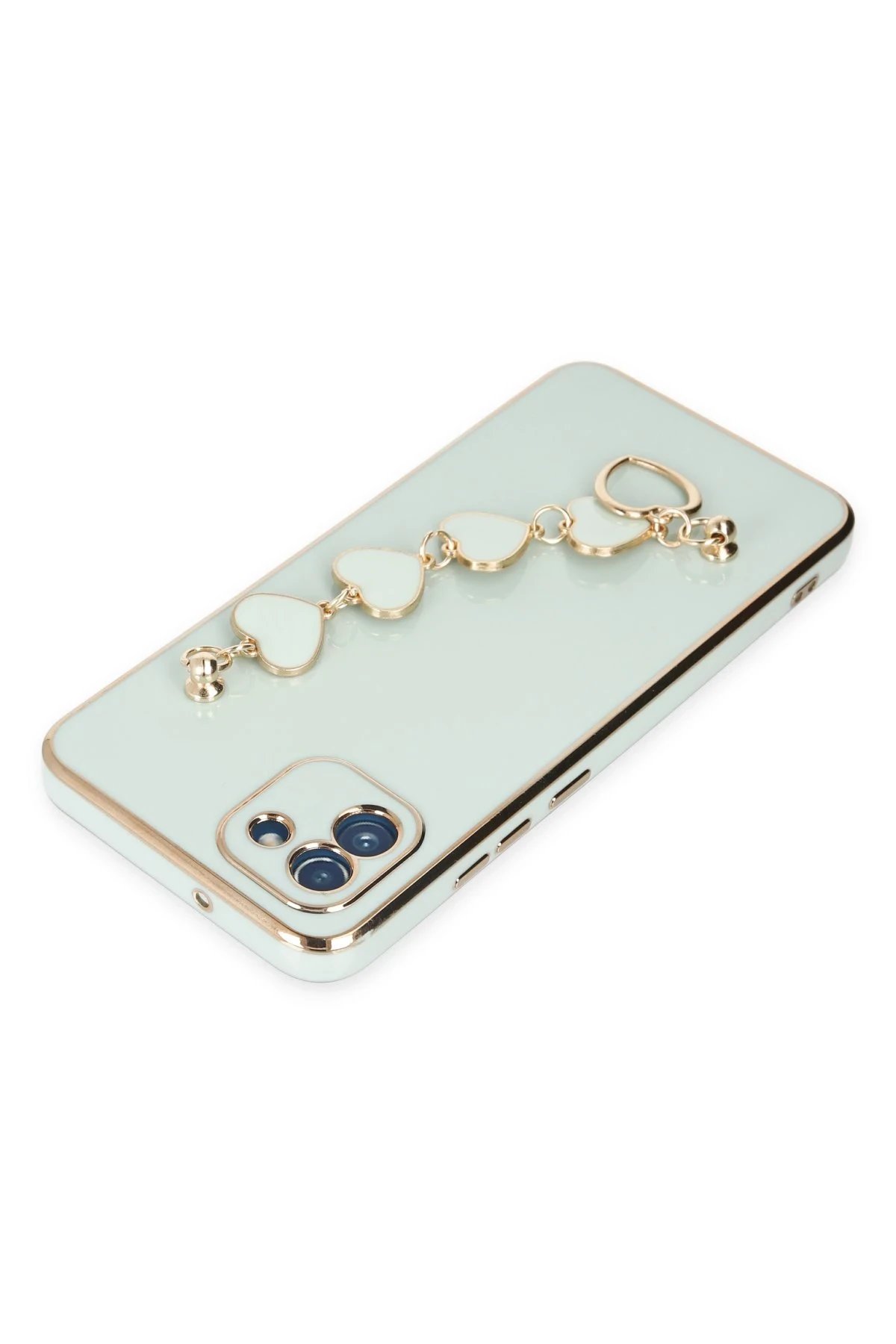 Newface Samsung Galaxy A03 Kılıf Esila Silikon - Su Yeşili