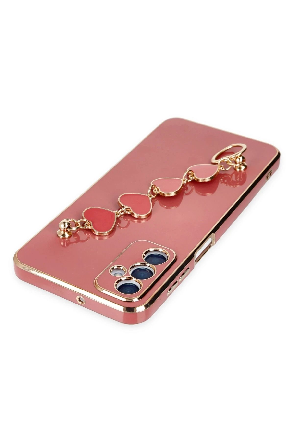 Newface Samsung Galaxy M23 Kılıf Esila Silikon - Kırmızı