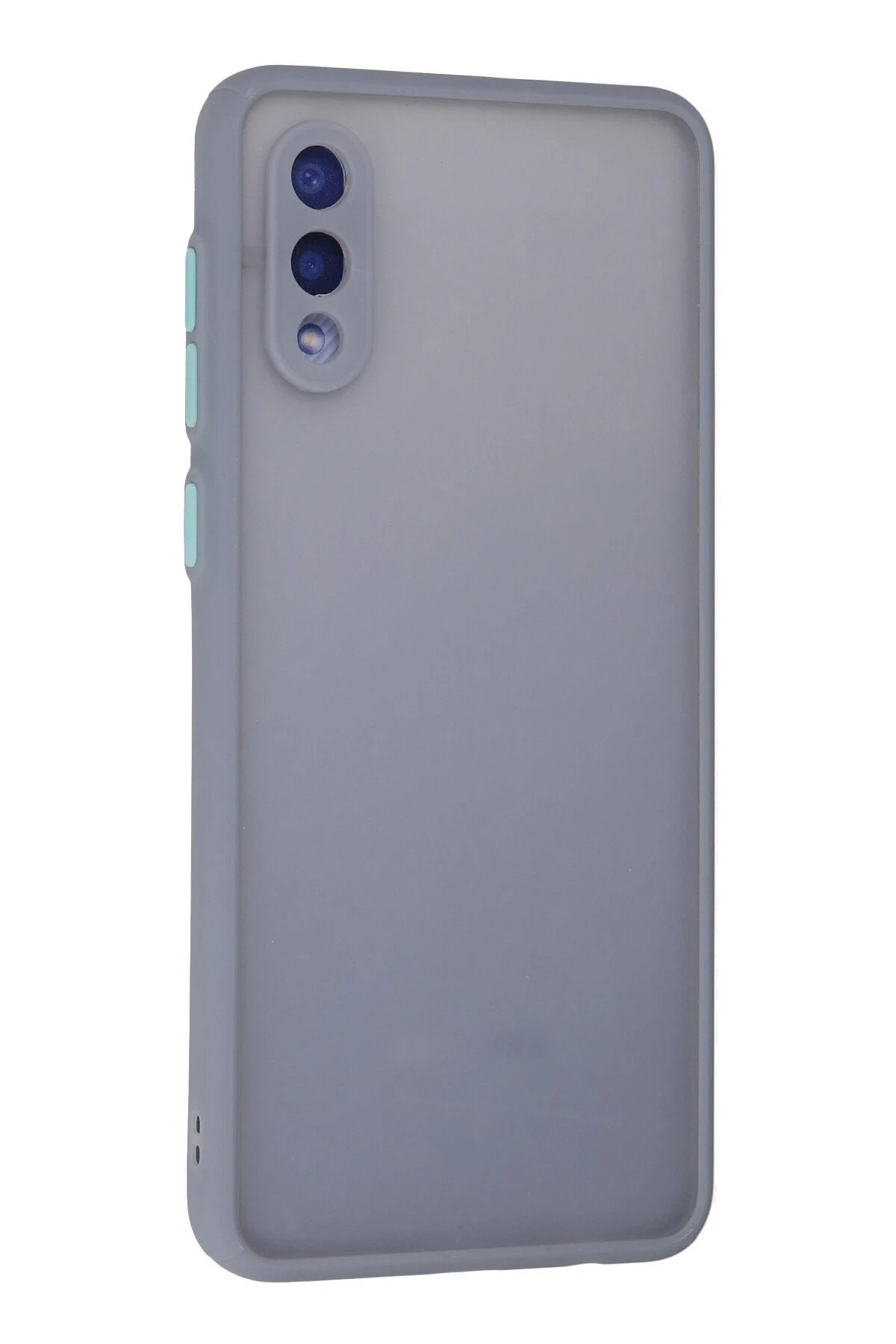 Newface Samsung Galaxy A02 Kılıf Montreal Silikon Kapak - Gri