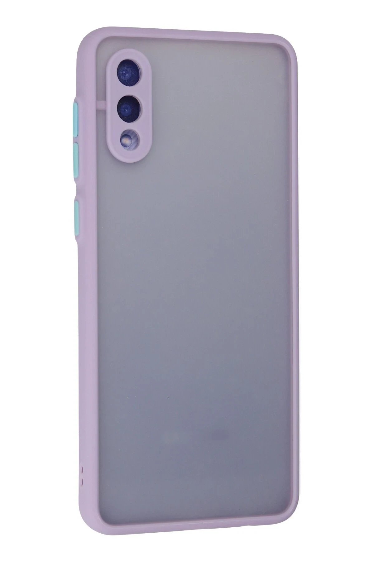 Newface Samsung Galaxy A02 Kılıf Montreal Silikon Kapak - Mor