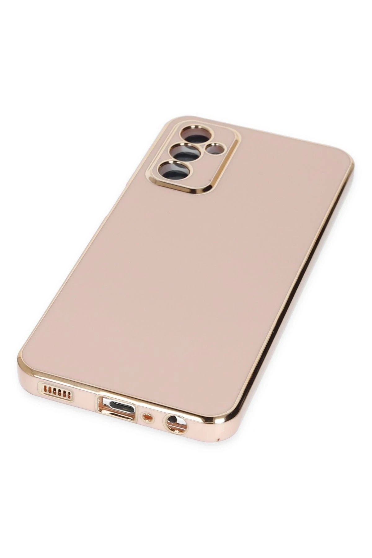 Newface Samsung Galaxy M23 Kılıf Volet Silikon - Pembe