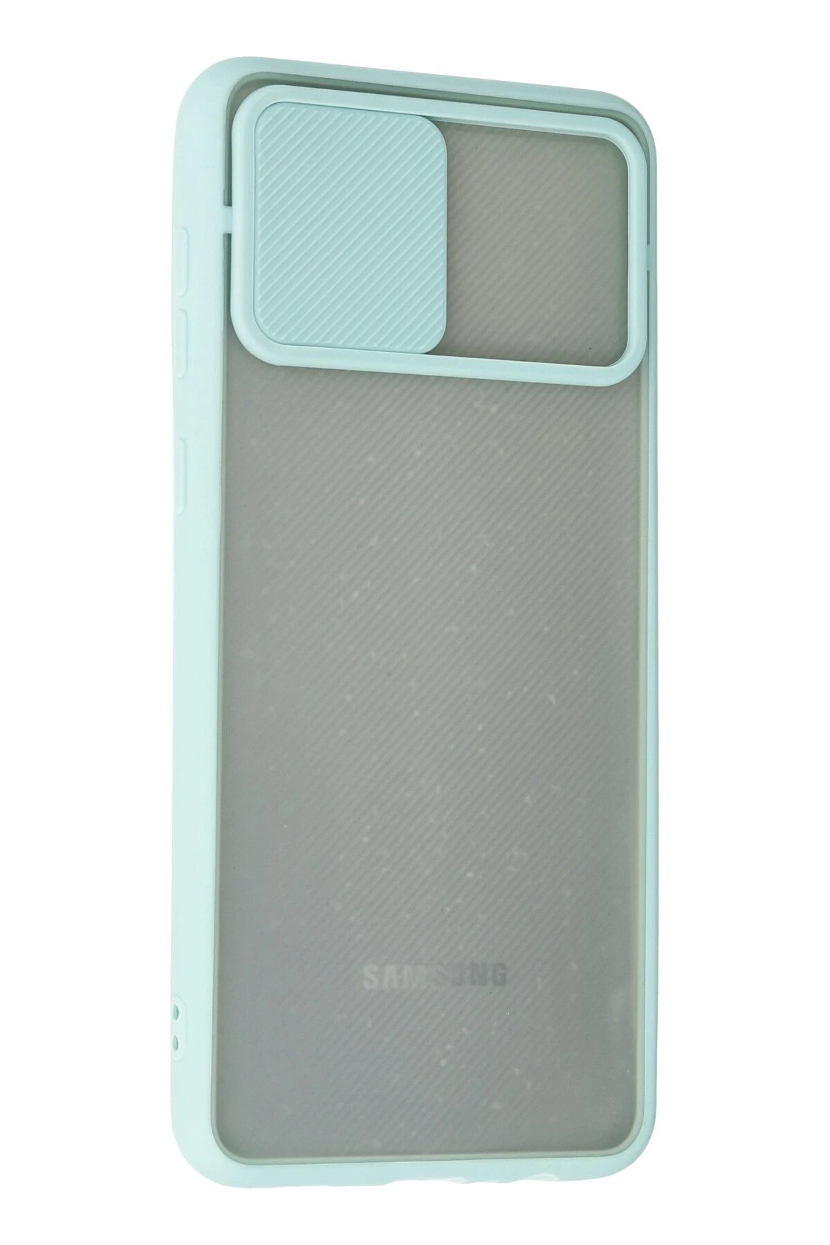 Newface Samsung Galaxy A02 Kılıf Palm Buzlu Kamera Sürgülü Silikon uaz