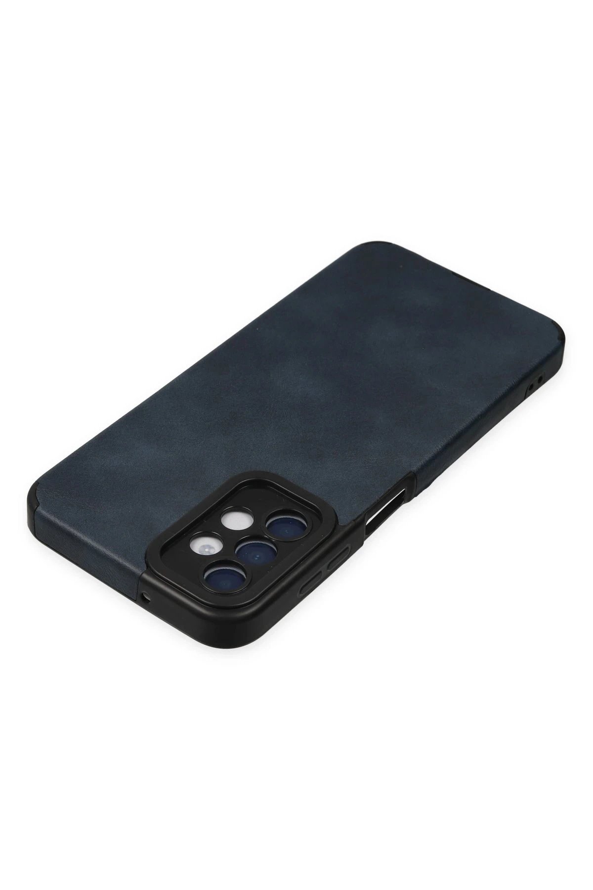 Newface Samsung Galaxy A04S Kılıf Loop Deri Silikon - Lacivert