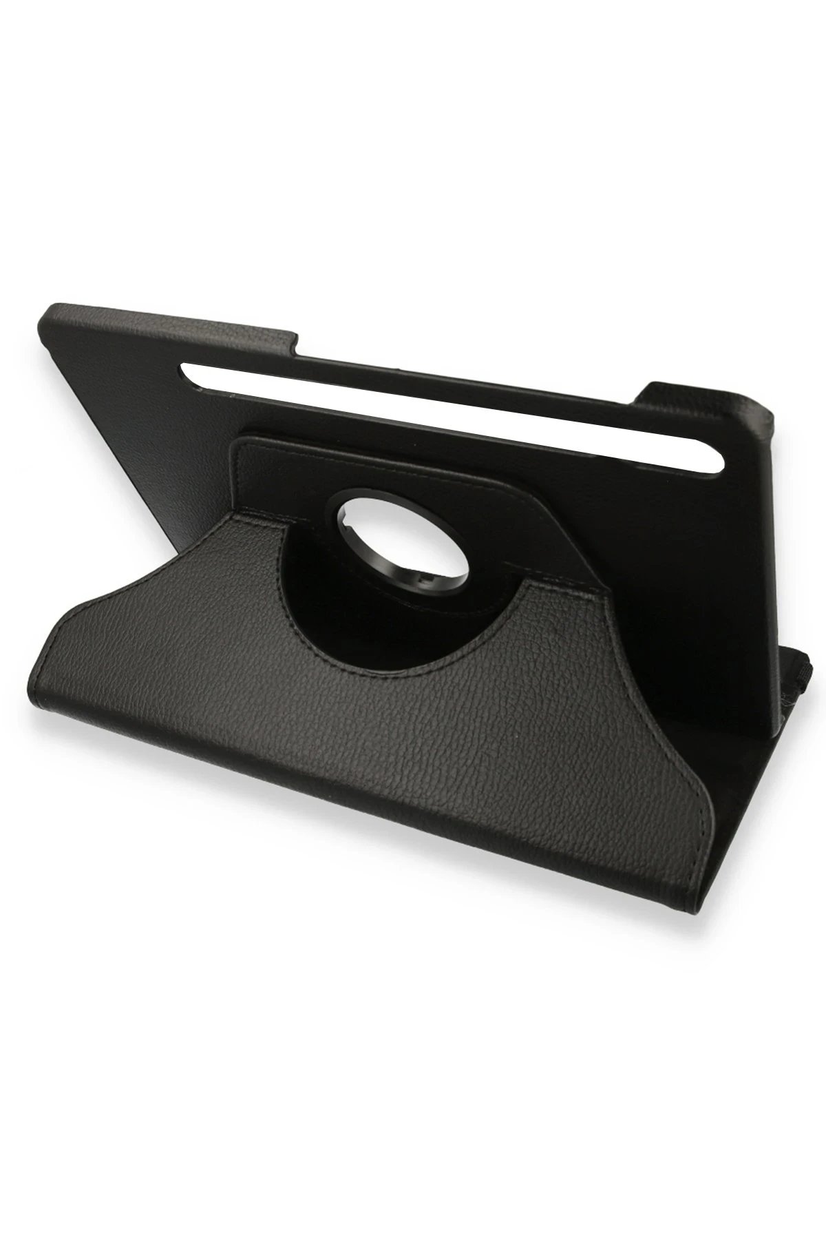 Newface Samsung Galaxy X800 Tab S8 Plus 12.4 Kılıf 360 Tablet Deri Kılıf - Siyah