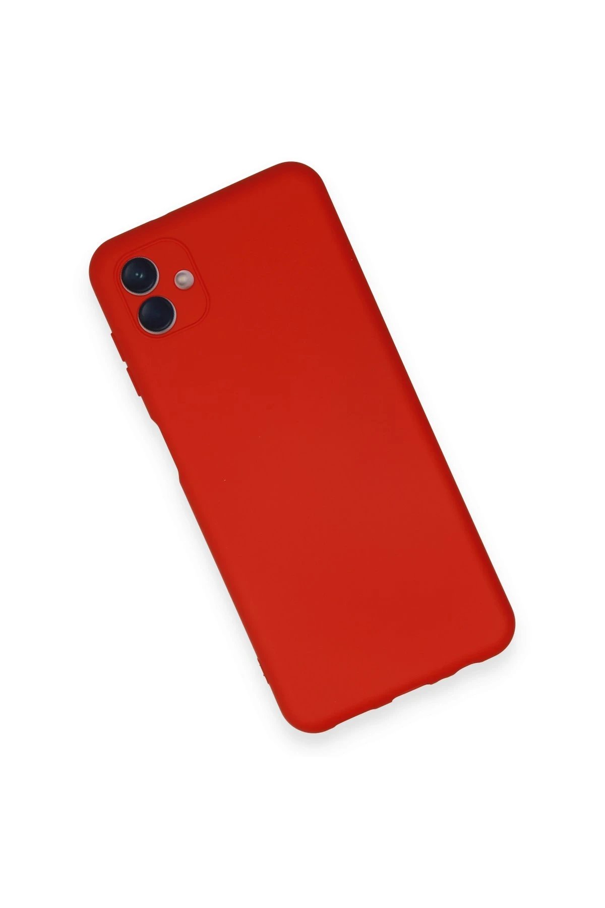 Newface Samsung Galaxy A04 Kılıf Nano içi Kadife Silikon - Kırmızı