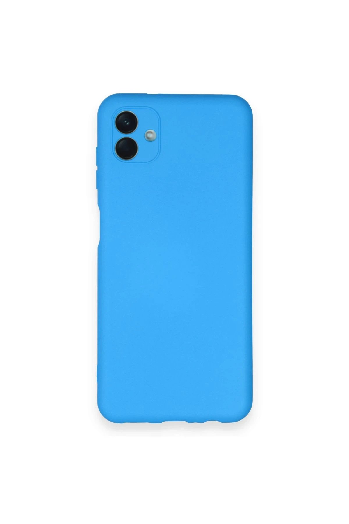 Newface Samsung Galaxy A04 Kılıf Nano içi Kadife Silikon - Mavi