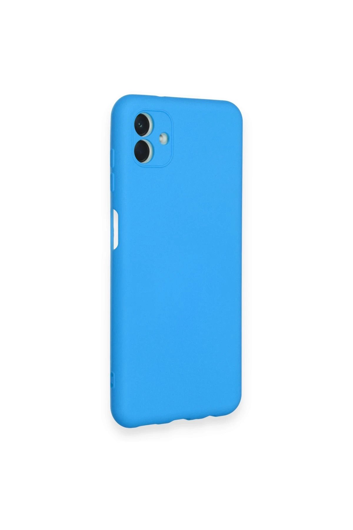 Newface Samsung Galaxy A04 Kılıf Nano içi Kadife Silikon - Mavi