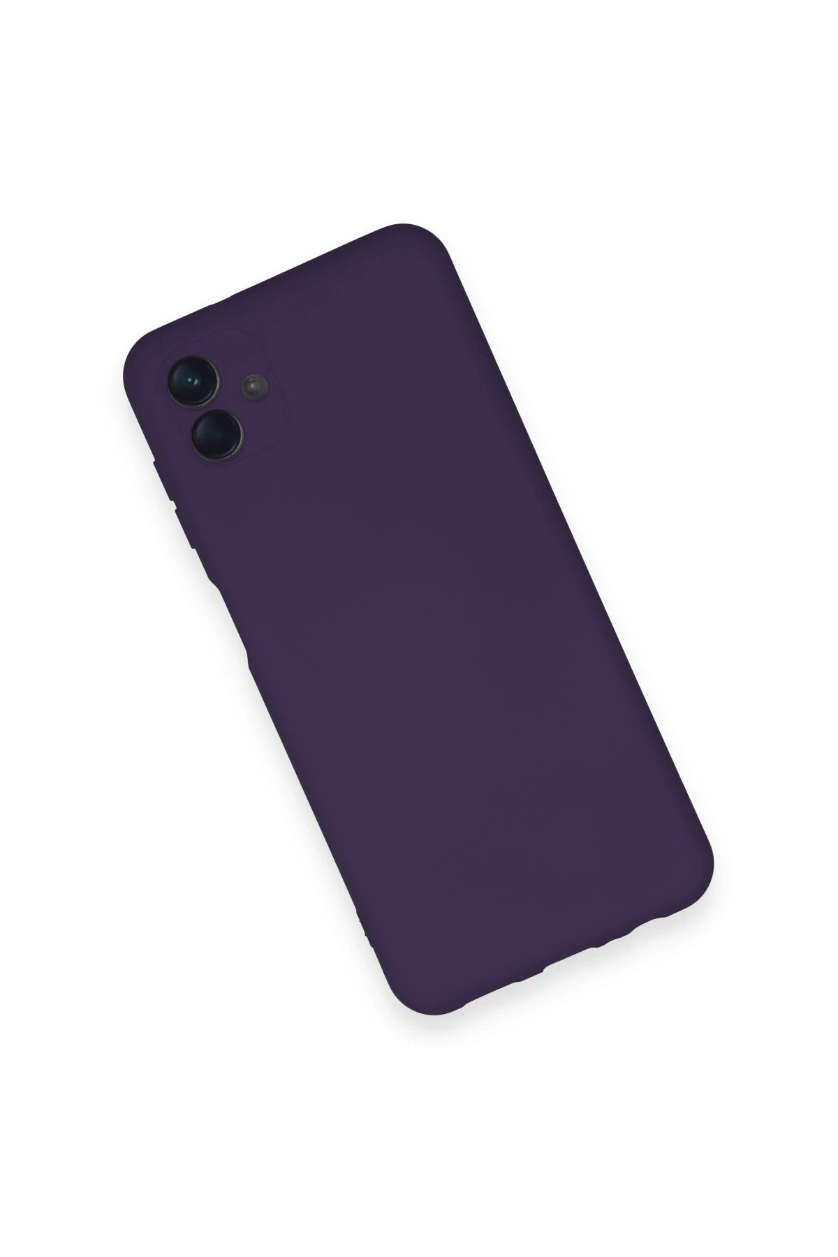 Newface Samsung Galaxy A04 Kılıf Nano içi Kadife Silikon - Mor