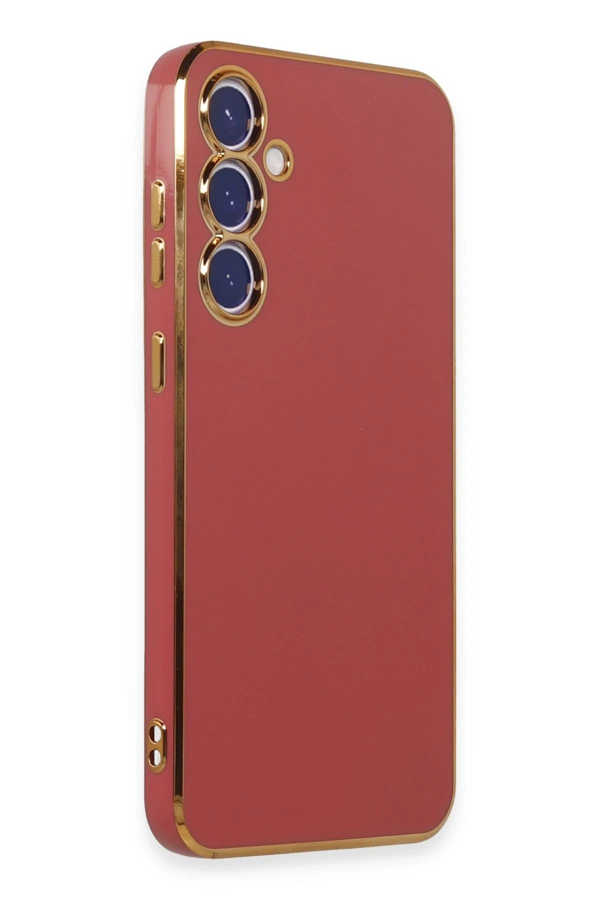 Newface Samsung Galaxy S23 FE Kılıf Volet Silikon - Kırmızı