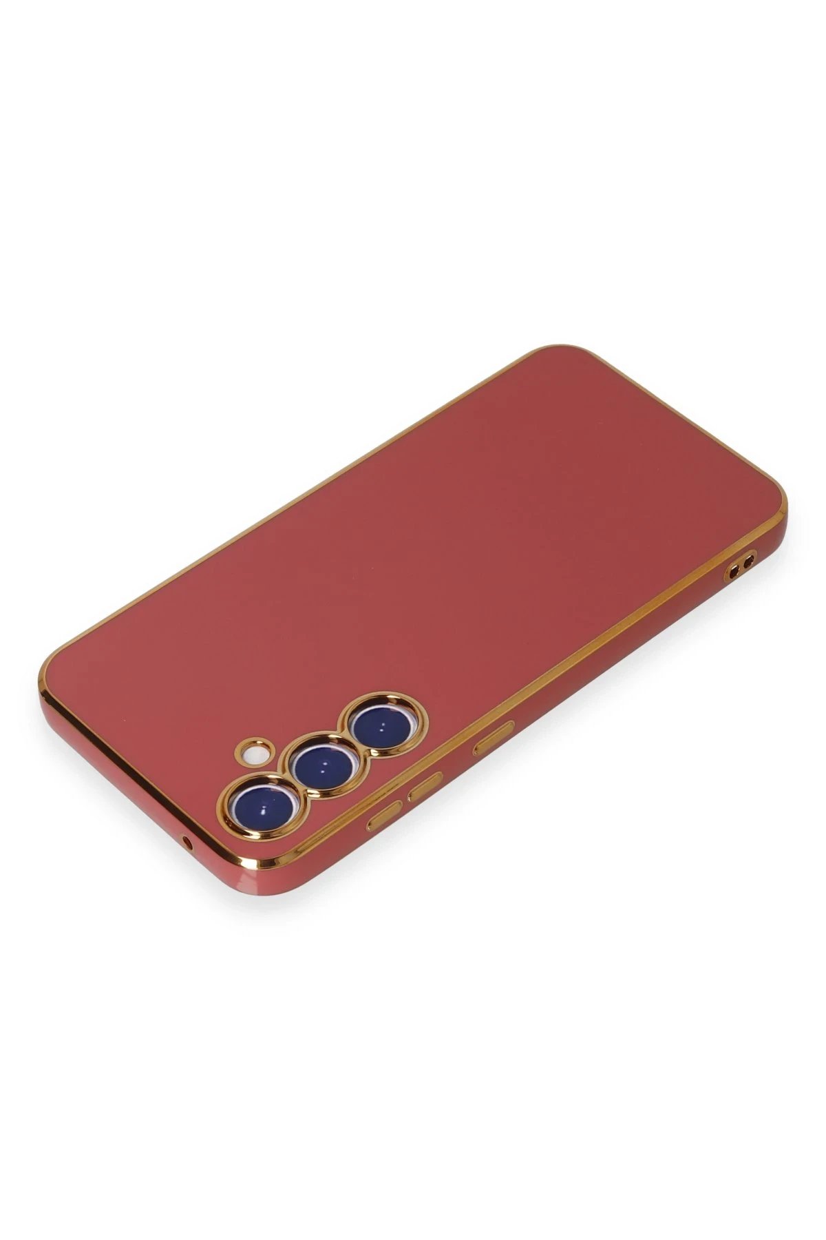 Newface Samsung Galaxy S23 FE Kılıf Volet Silikon - Kırmızı