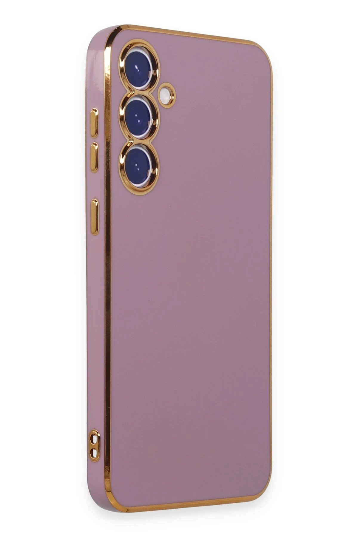 Newface Samsung Galaxy S23 FE Kılıf Volet Silikon - Mor