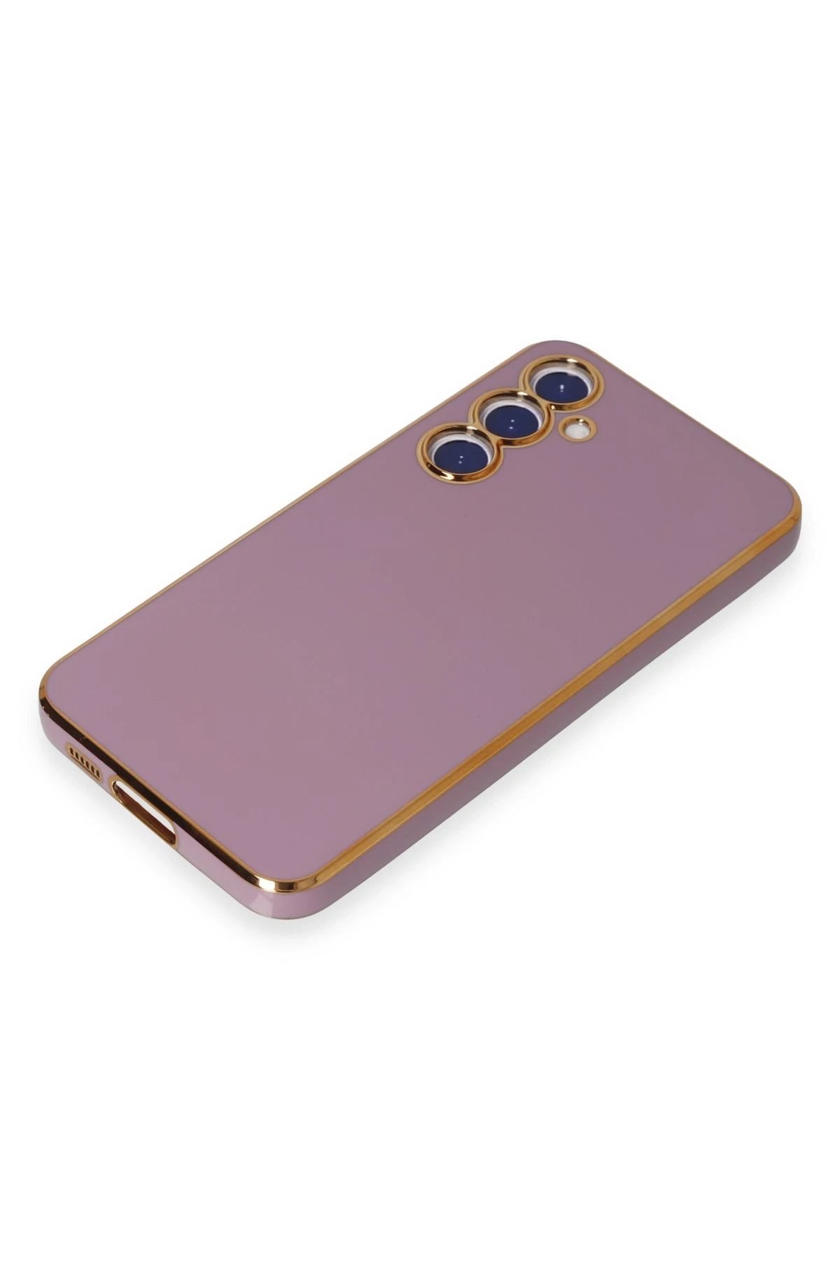 Newface Samsung Galaxy S23 FE Kılıf Volet Silikon - Mor