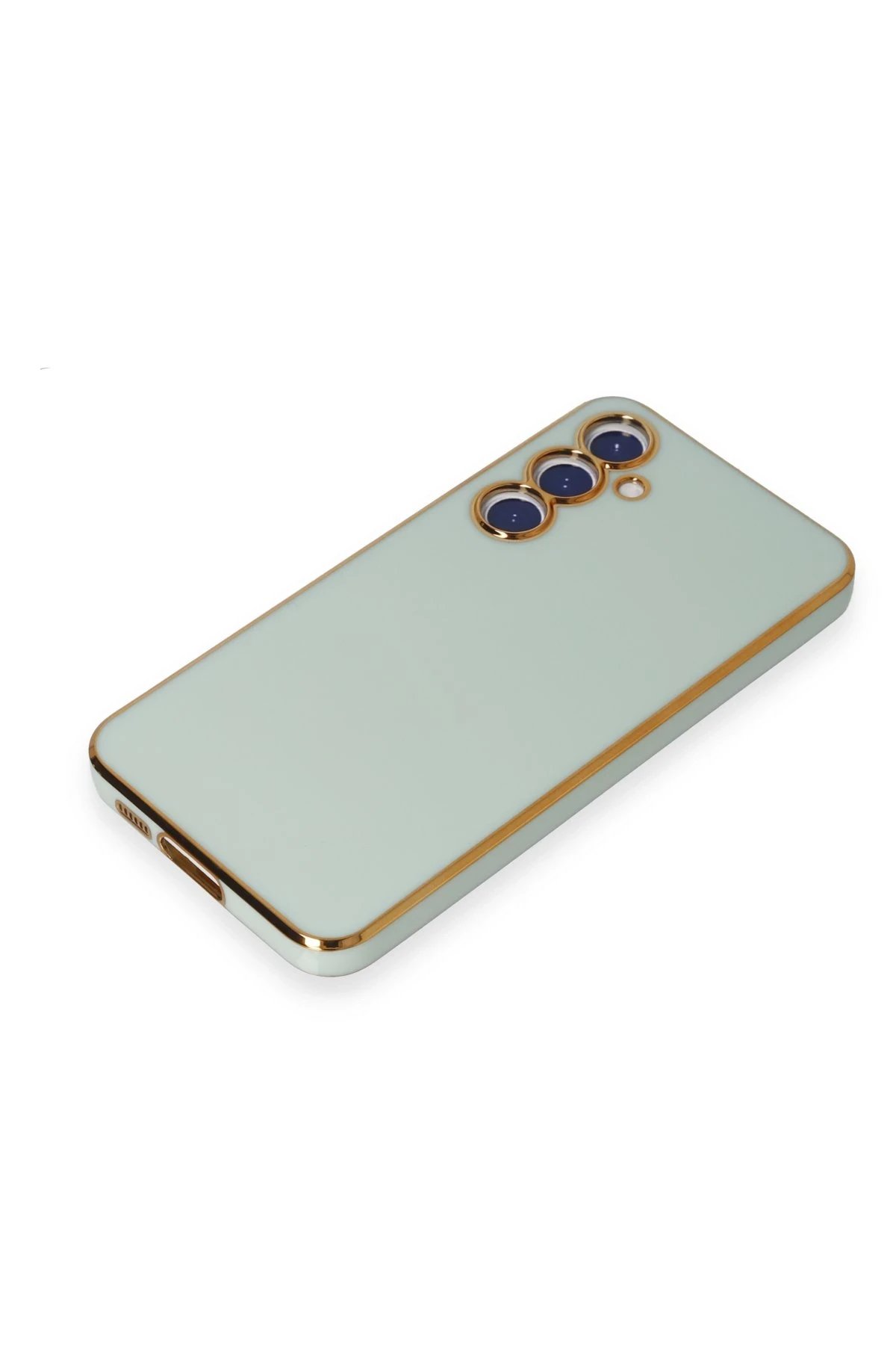 Newface Samsung Galaxy S23 FE Kılıf Volet Silikon - Açık Yeşil