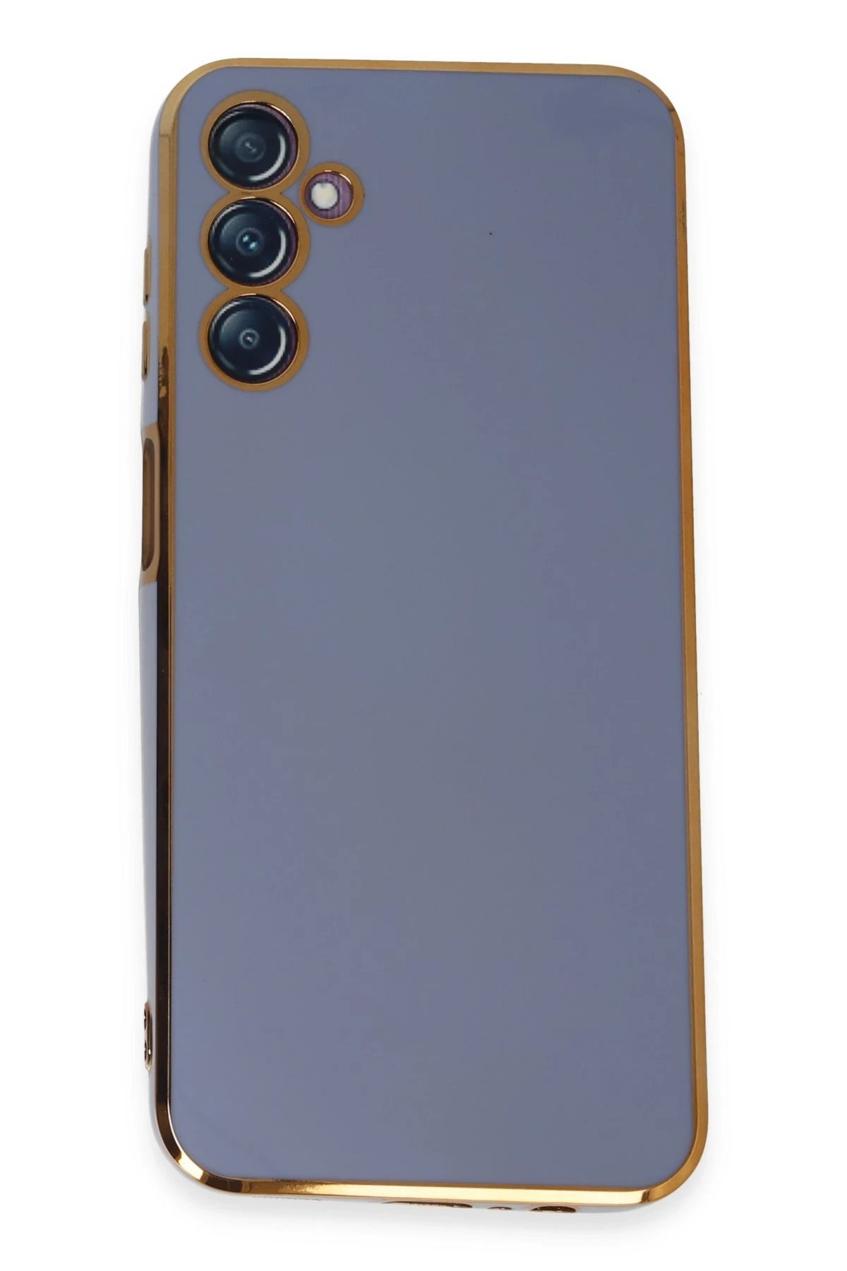 Newface Samsung Galaxy M14 5G Kılıf Volet Silikon - Mavi