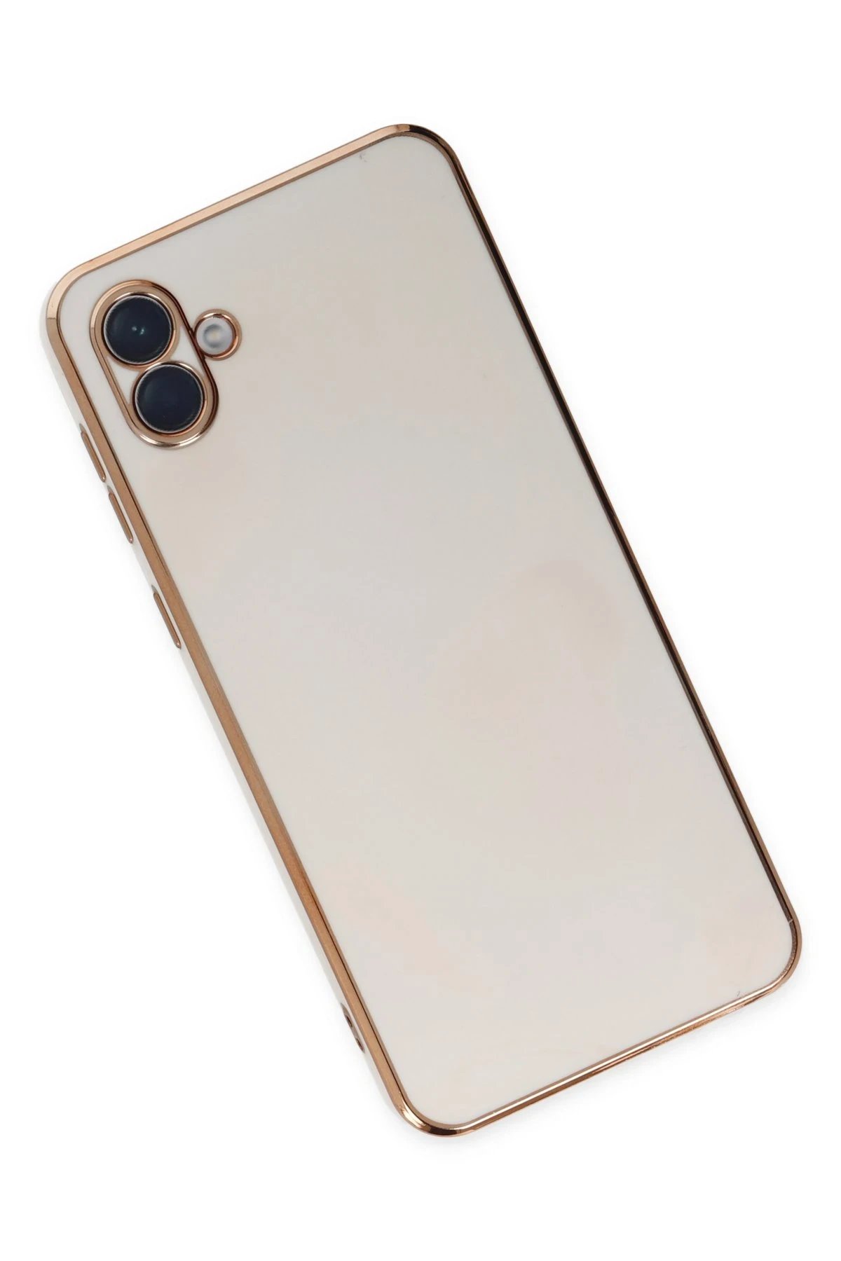 Newface Samsung Galaxy A04 Kılıf Volet Silikon - Beyaz