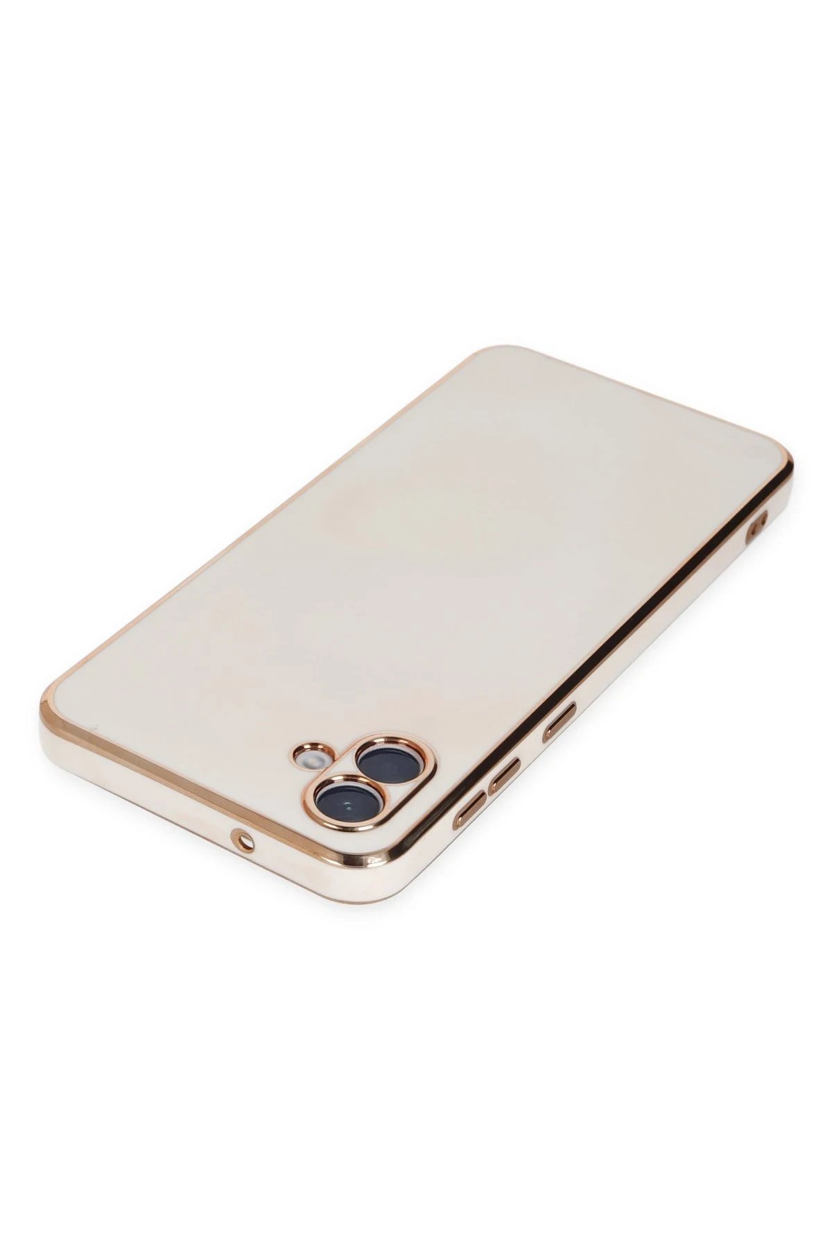 Newface Samsung Galaxy A04 Kılıf Volet Silikon - Beyaz