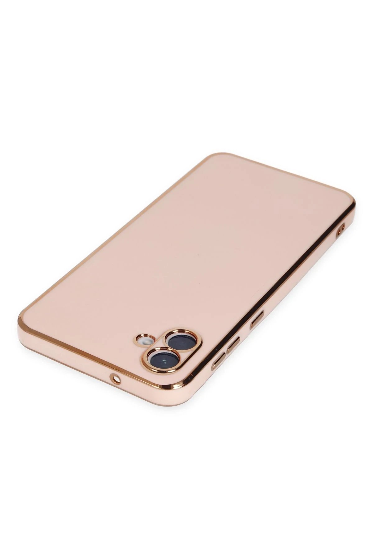 Newface Samsung Galaxy A04 Kılıf Volet Silikon - Pembe