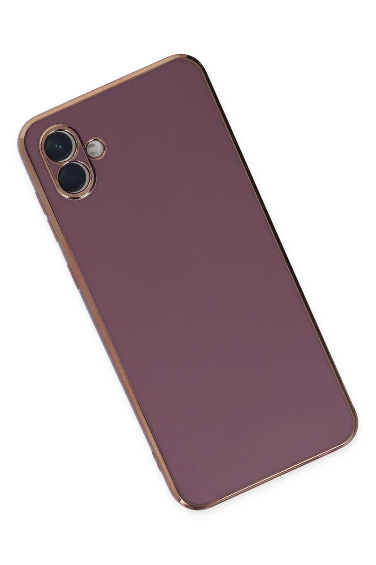 Newface Samsung Galaxy A04 Kılıf Volet Silikon - Mor