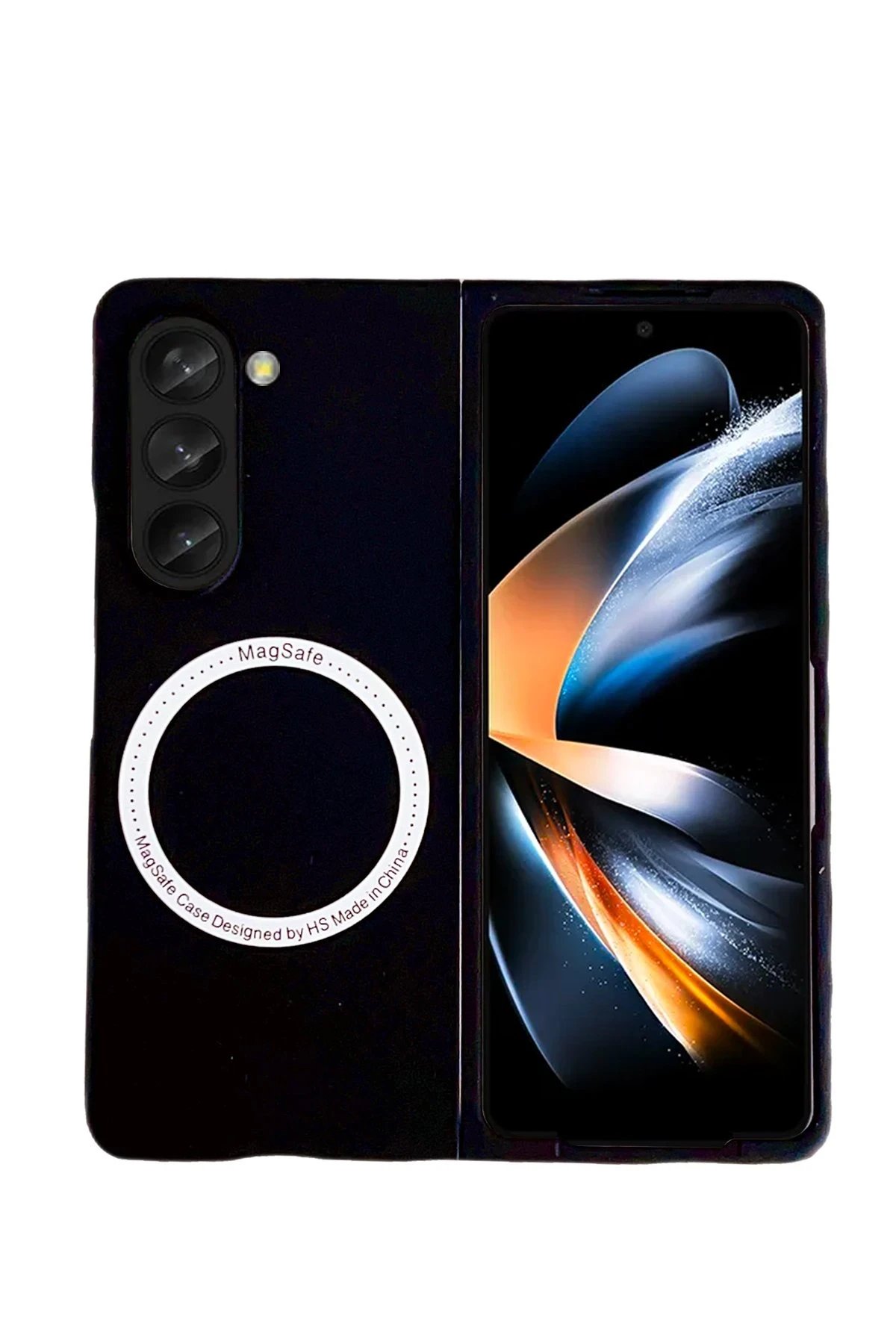 Newface Samsung Galaxy Z Fold 5 Kılıf Mata Fold Kapak - Siyah