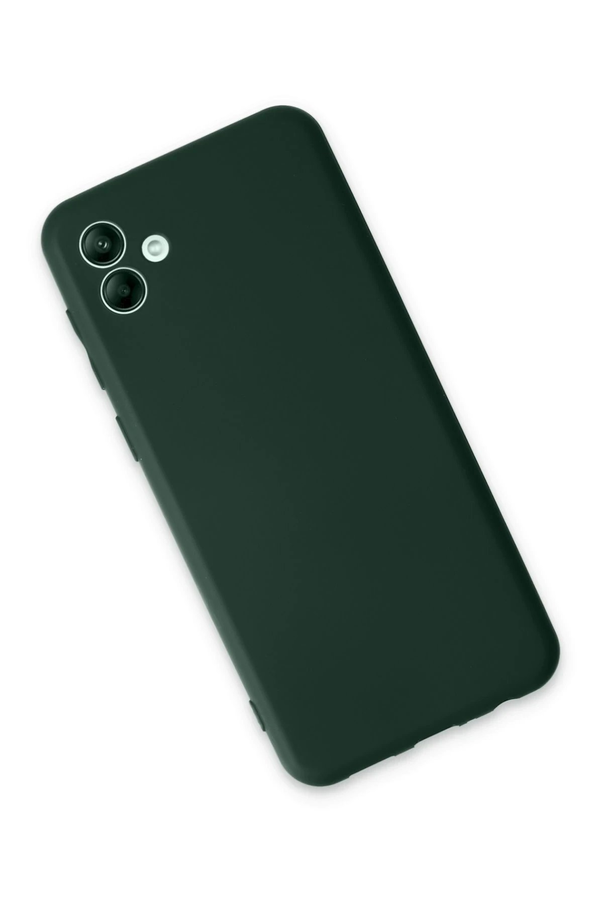 Newface Samsung Galaxy A04 Kılıf First Silikon - Koyu Yeşil