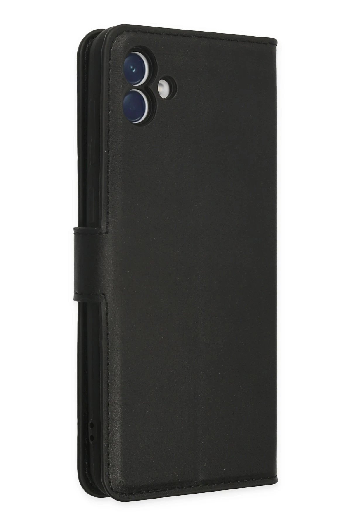 Newface Samsung Galaxy A04 Kılıf Trend S Plus Kapaklı Kılıf - Siyah