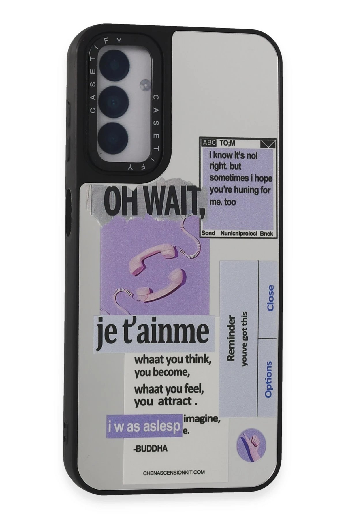 Newface Samsung Galaxy M14 5G Kılıf Mirror Desenli Kapak - Mirror - 4