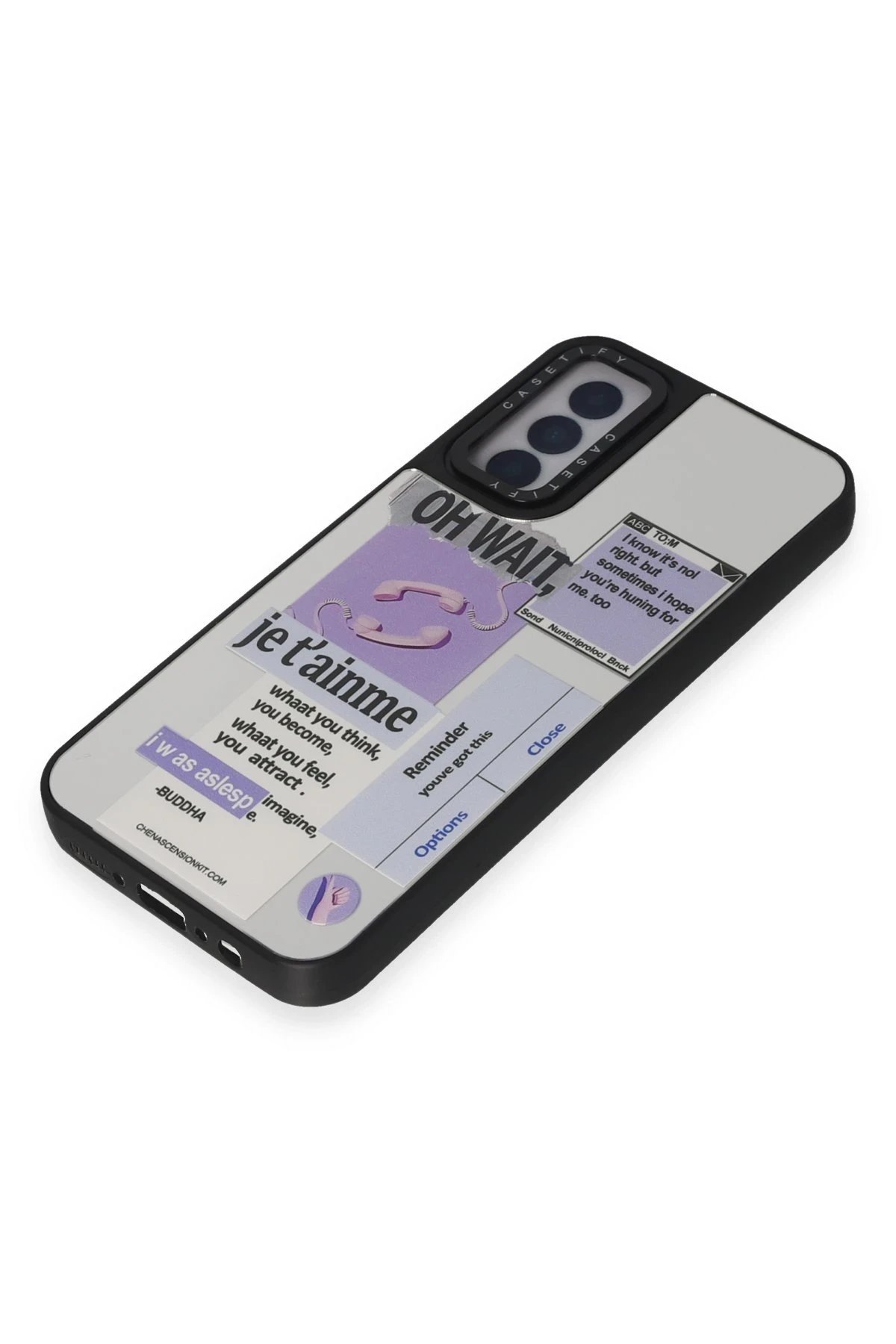 Newface Samsung Galaxy M14 5G Kılıf Mirror Desenli Kapak - Mirror - 4