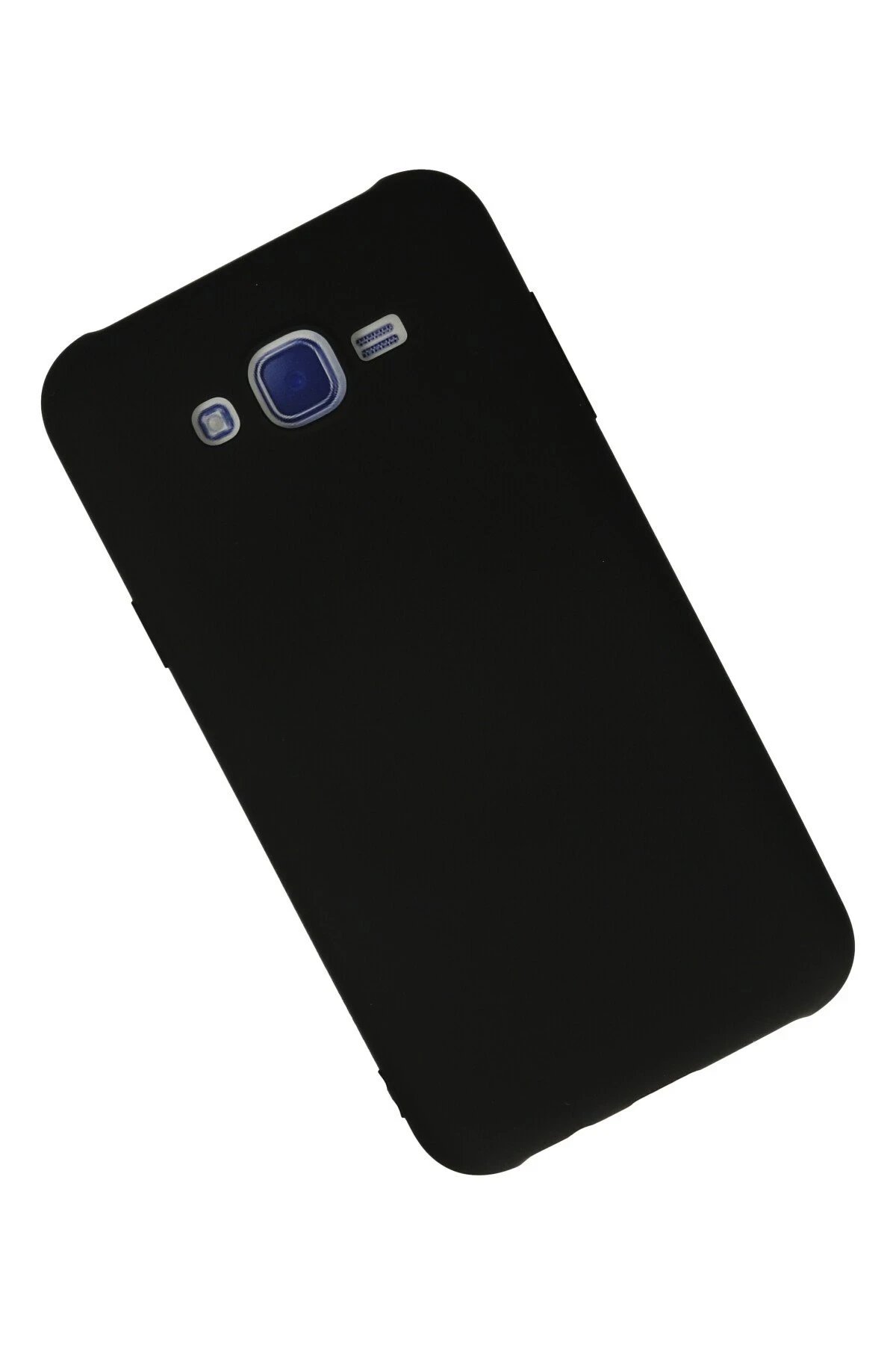 Newface Samsung Galaxy J7 Kılıf Nano içi Kadife Silikon - Siyah