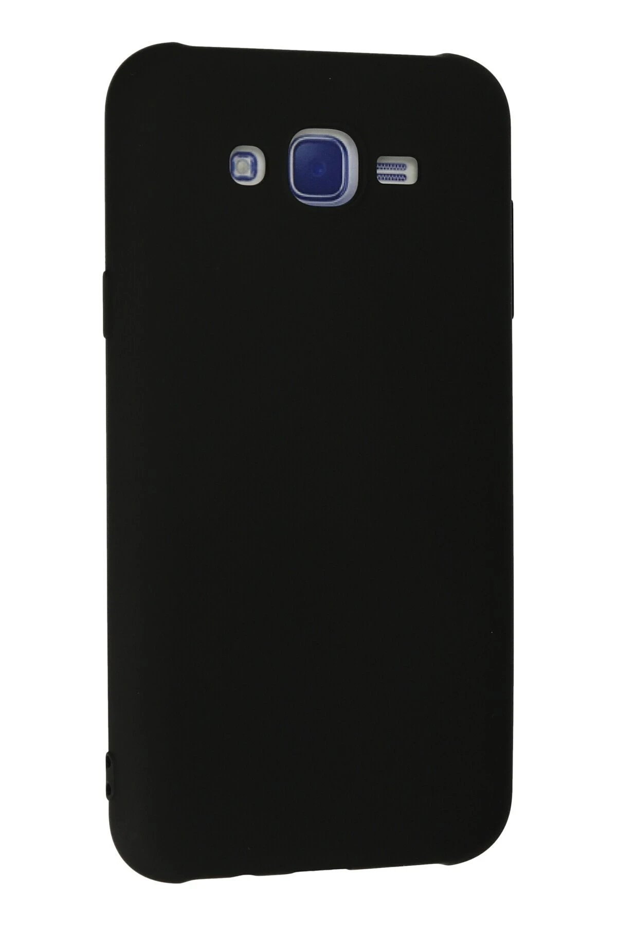 Newface Samsung Galaxy J7 Kılıf Nano içi Kadife Silikon - Siyah