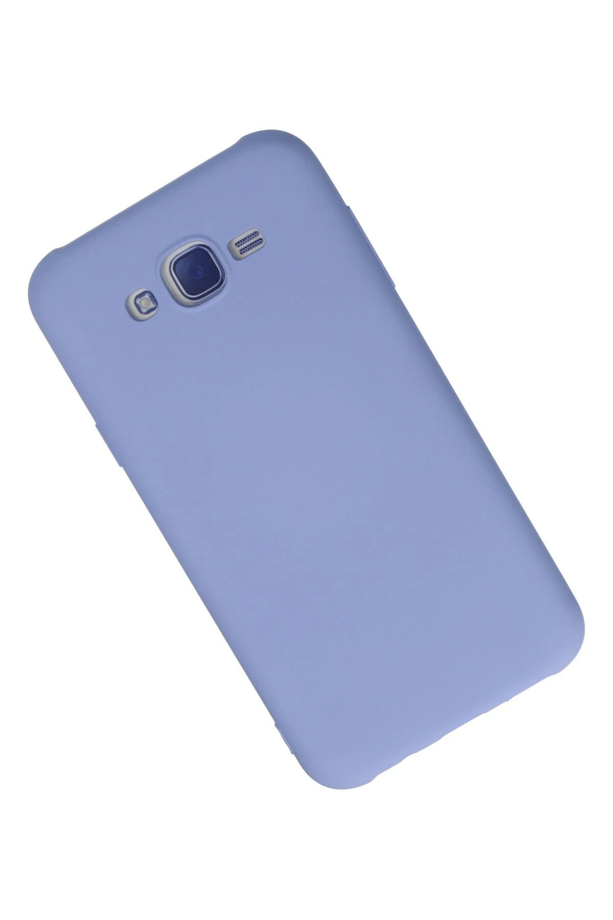 Newface Samsung Galaxy J7 Kılıf Nano içi Kadife Silikon - Lila