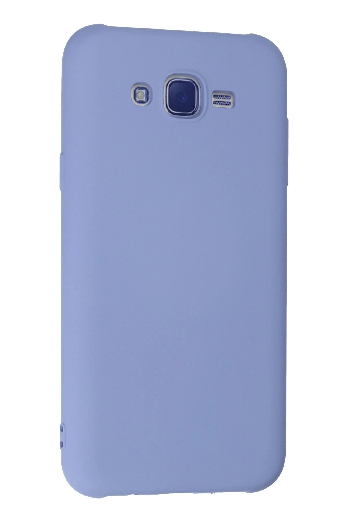 Newface Samsung Galaxy J7 Kılıf Nano içi Kadife Silikon - Lila