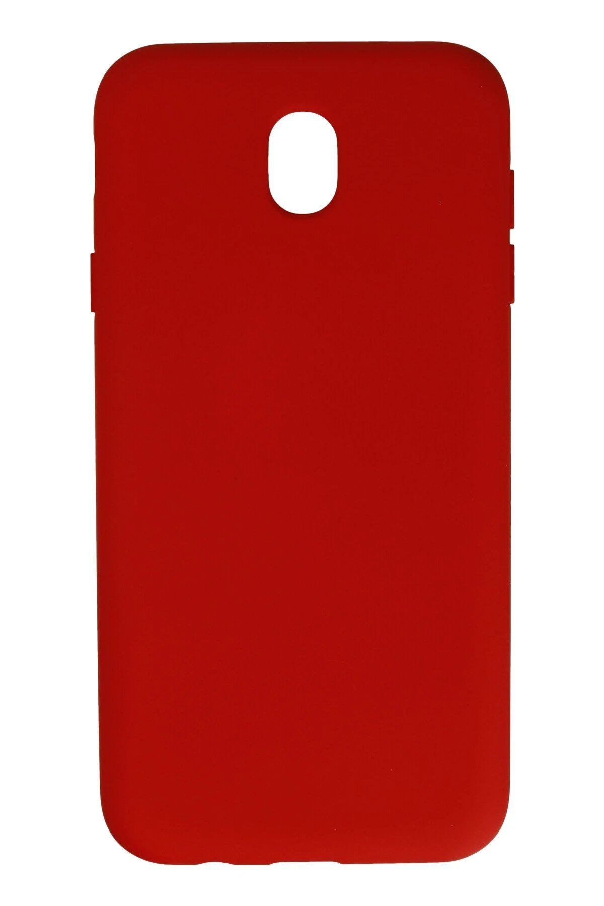 Newface Samsung Galaxy J7 Pro / J730 Kılıf Nano içi Kadife Silikon - Kırmızı