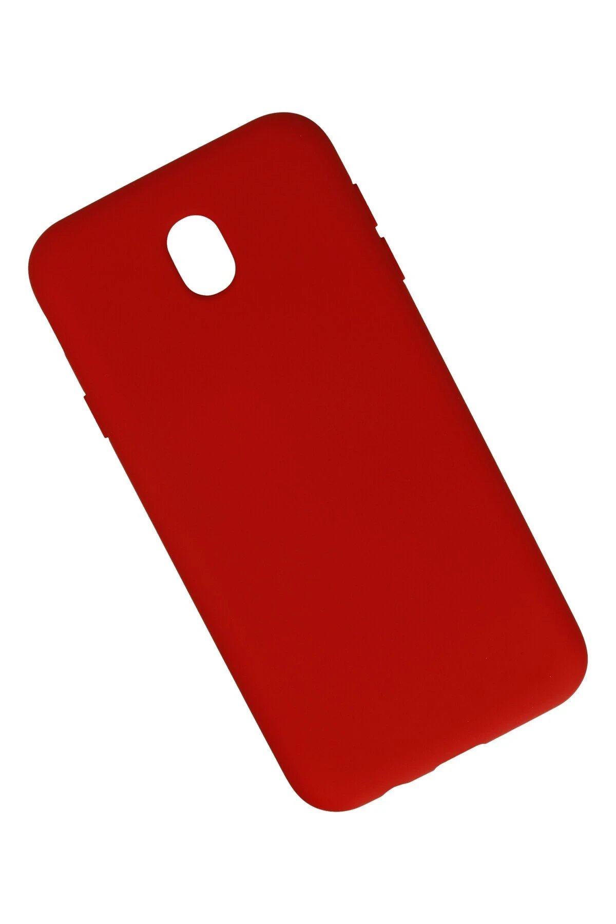 Newface Samsung Galaxy J7 Pro / J730 Kılıf Nano içi Kadife Silikon - Kırmızı