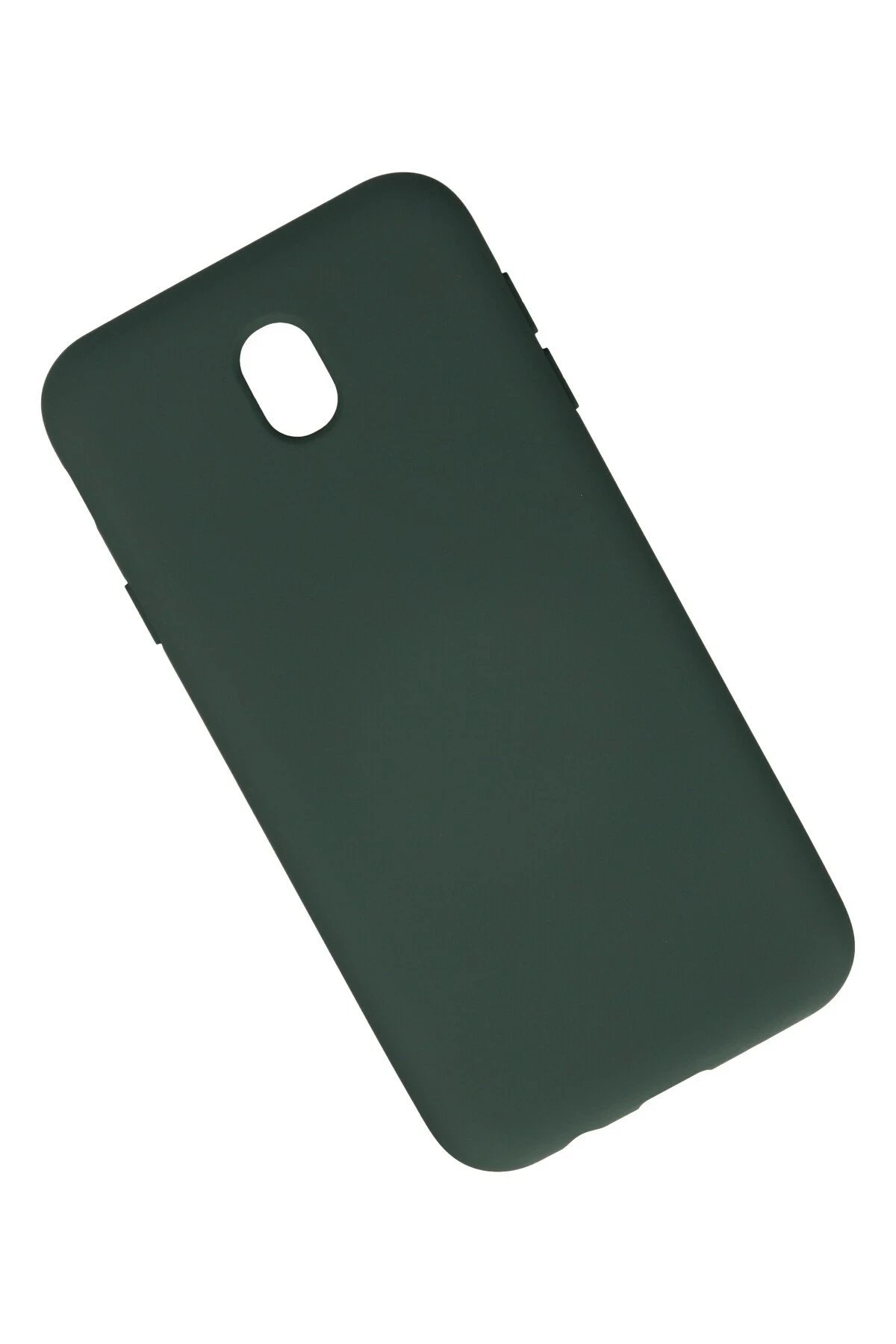 Newface Samsung Galaxy J7 Pro / J730 Kılıf Nano içi Kadife Silikon - Koyu Yeşil