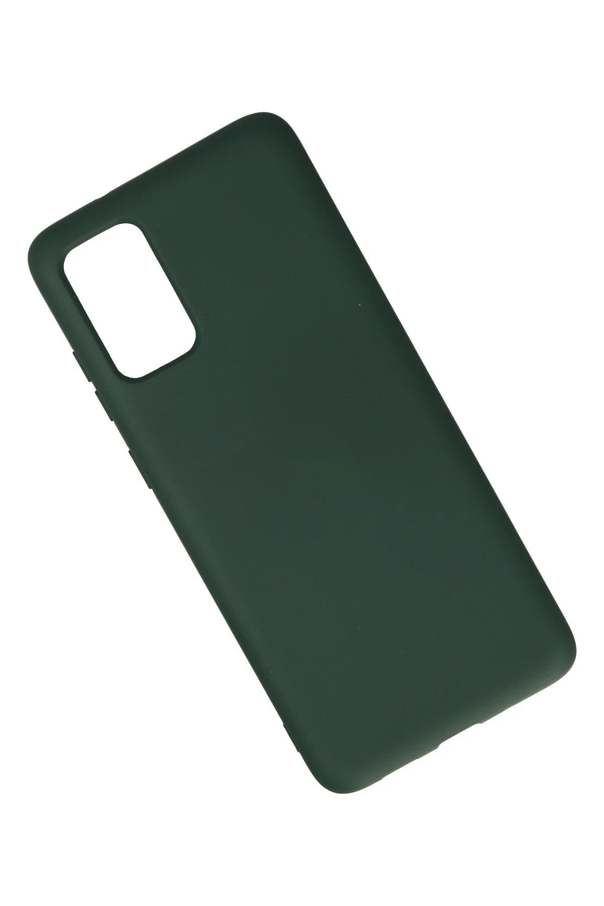 Newface Samsung Galaxy S20 Plus Kılıf Nano içi Kadife Silikon - Koyu Yeşil