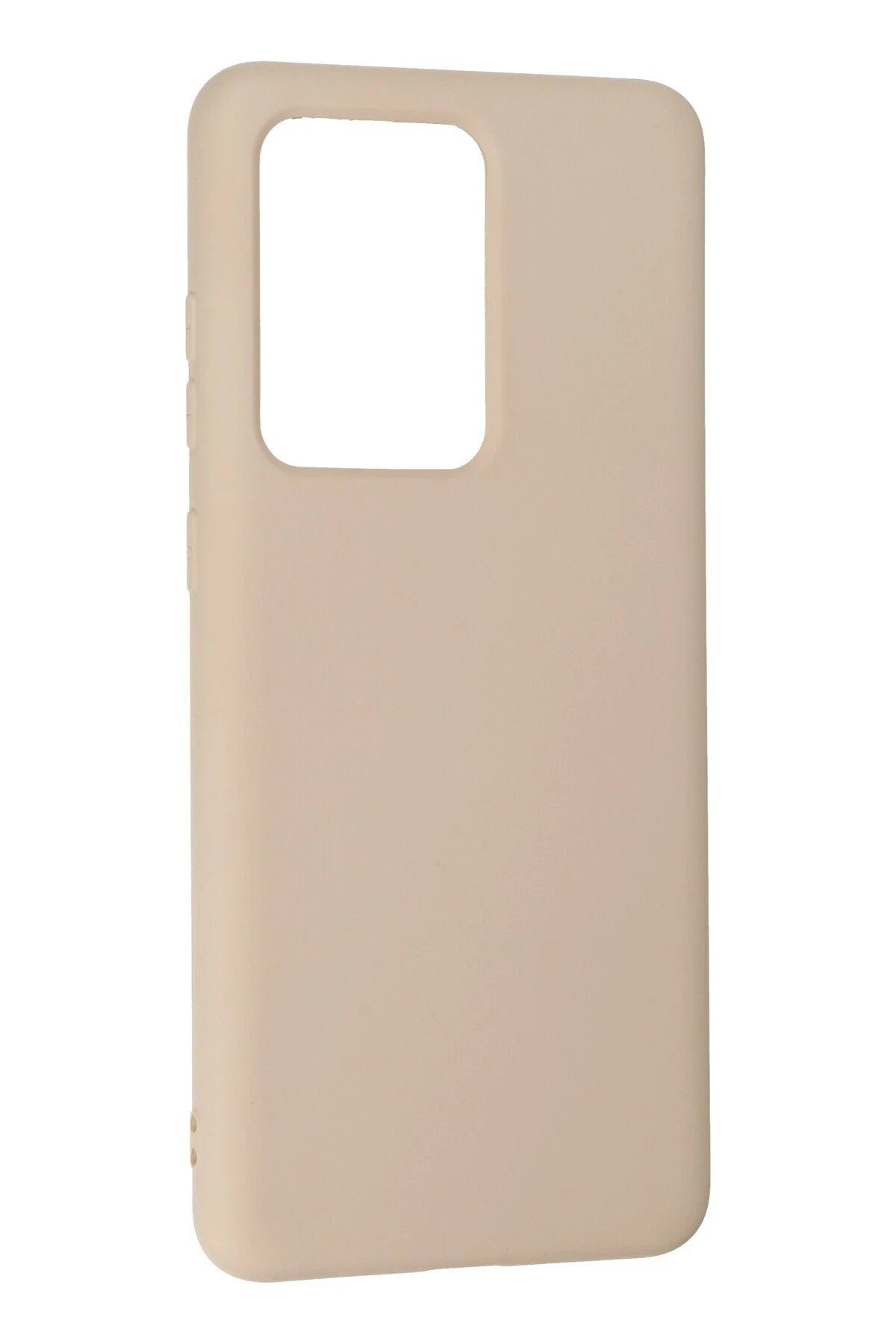 Newface Samsung Galaxy S20 Ultra Kılıf Nano içi Kadife Silikon - Pudra