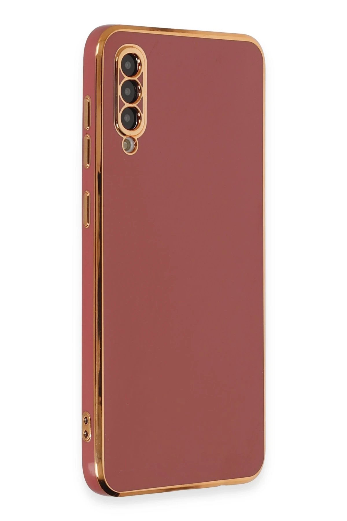 Newface Samsung Galaxy A50 Kılıf Volet Silikon - Kırmızı