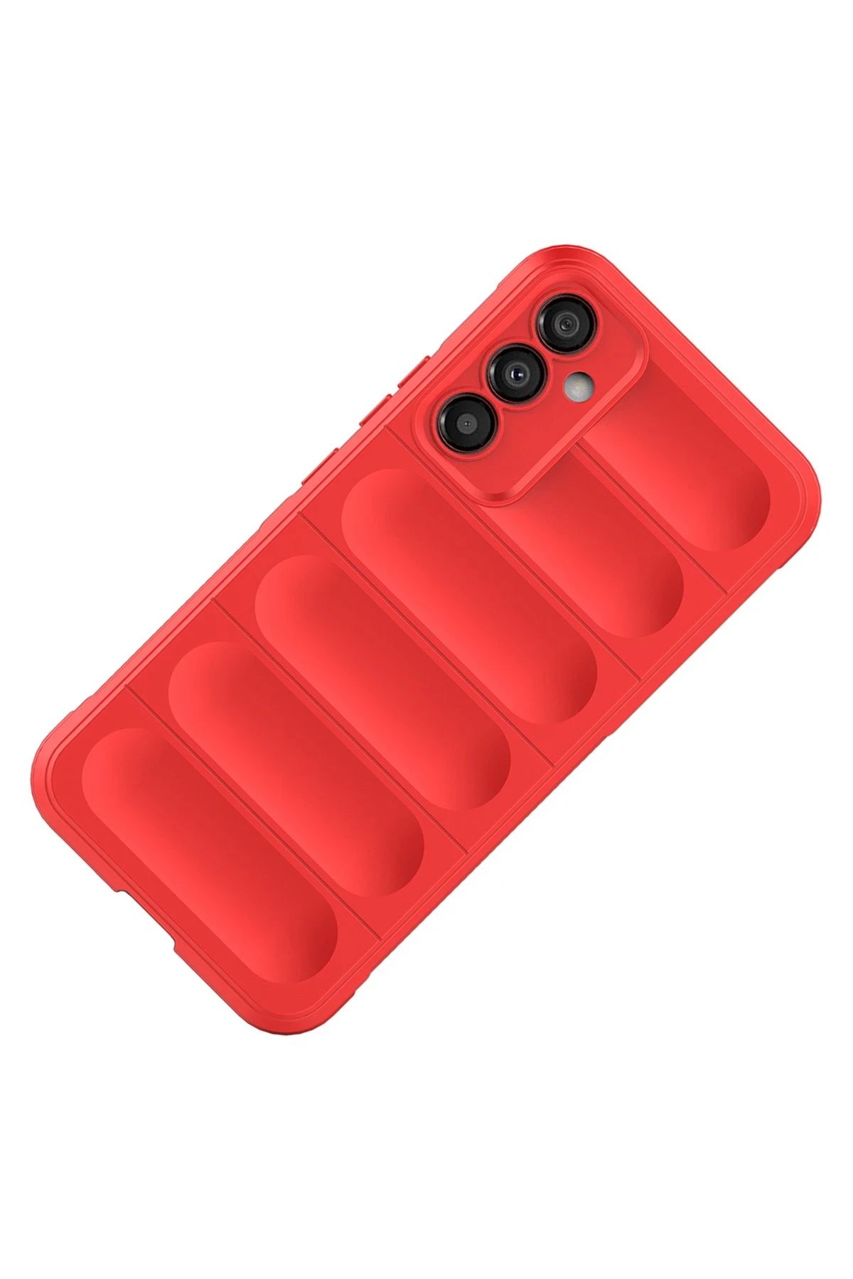 Newface Samsung Galaxy M34 5G Kılıf Optimum Silikon - Kırmızı