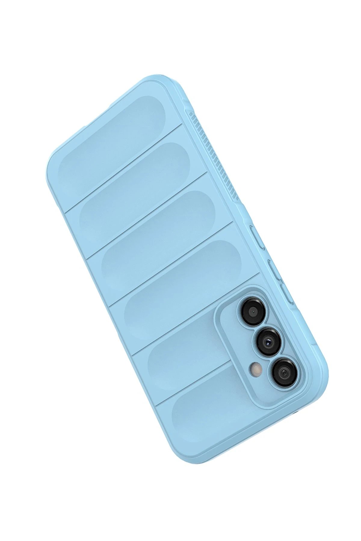 Newface Samsung Galaxy M34 5G Kılıf Optimum Silikon - Sky Blue