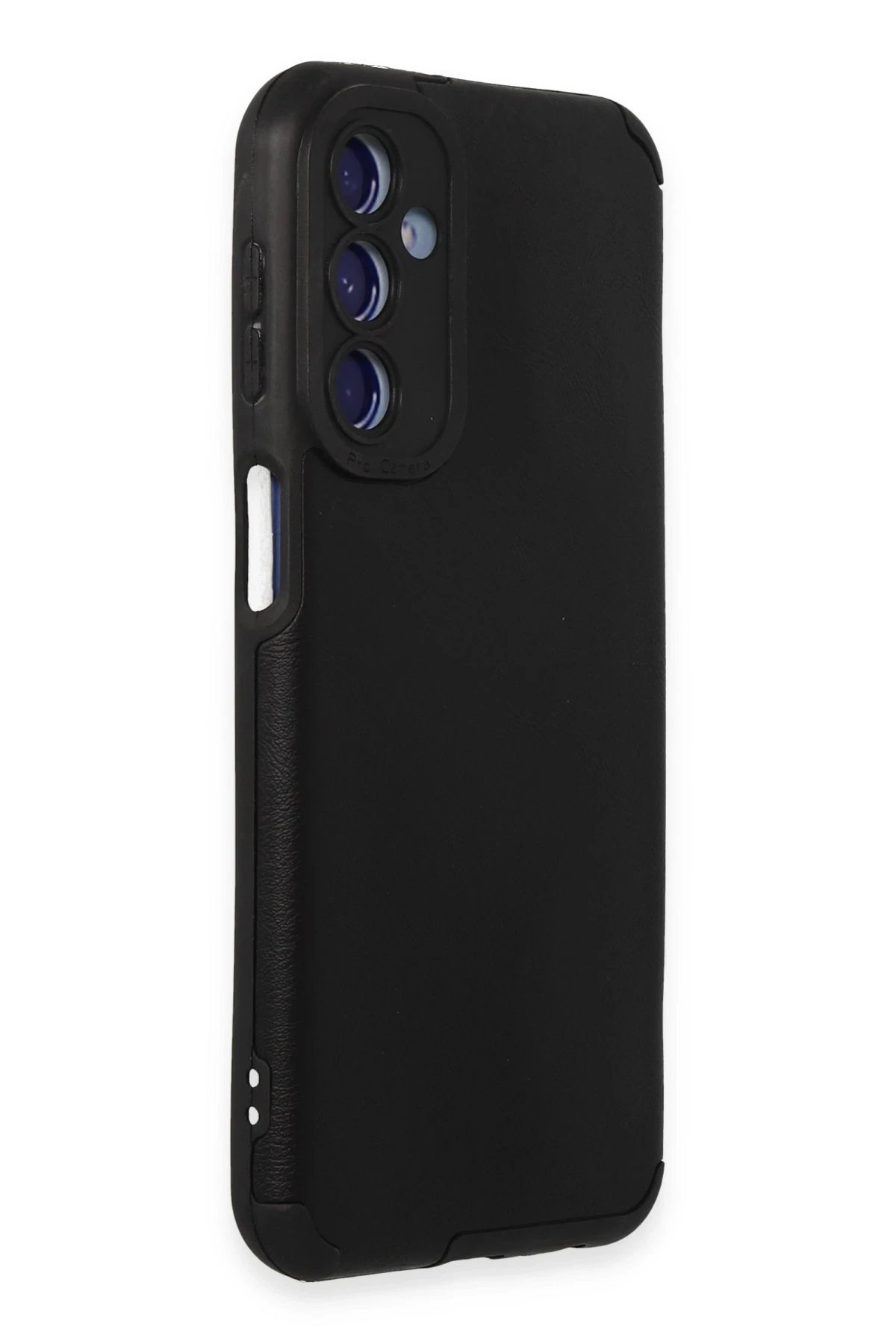 Newface Samsung Galaxy M34 5G Kılıf Loop Deri Silikon - Siyah