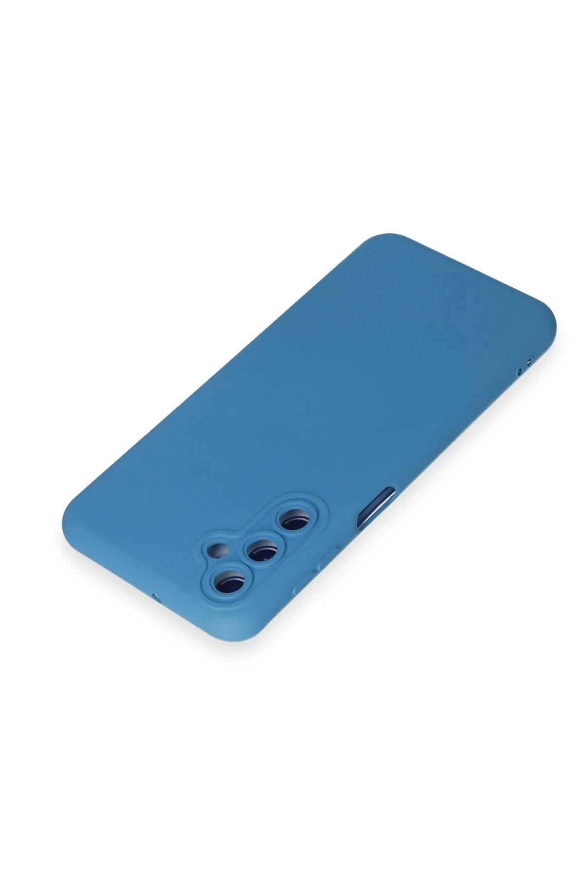 Newface Samsung Galaxy M34 5G Kılıf Nano içi Kadife Silikon - Mavi