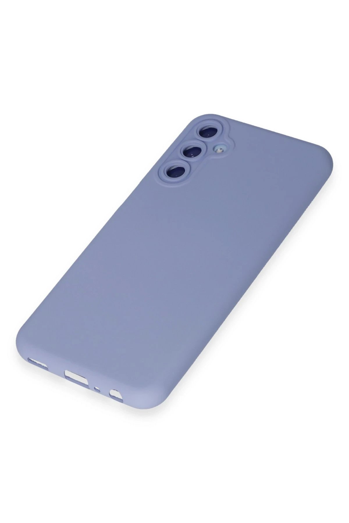 Newface Samsung Galaxy M34 5G Kılıf Nano içi Kadife Silikon - Lila