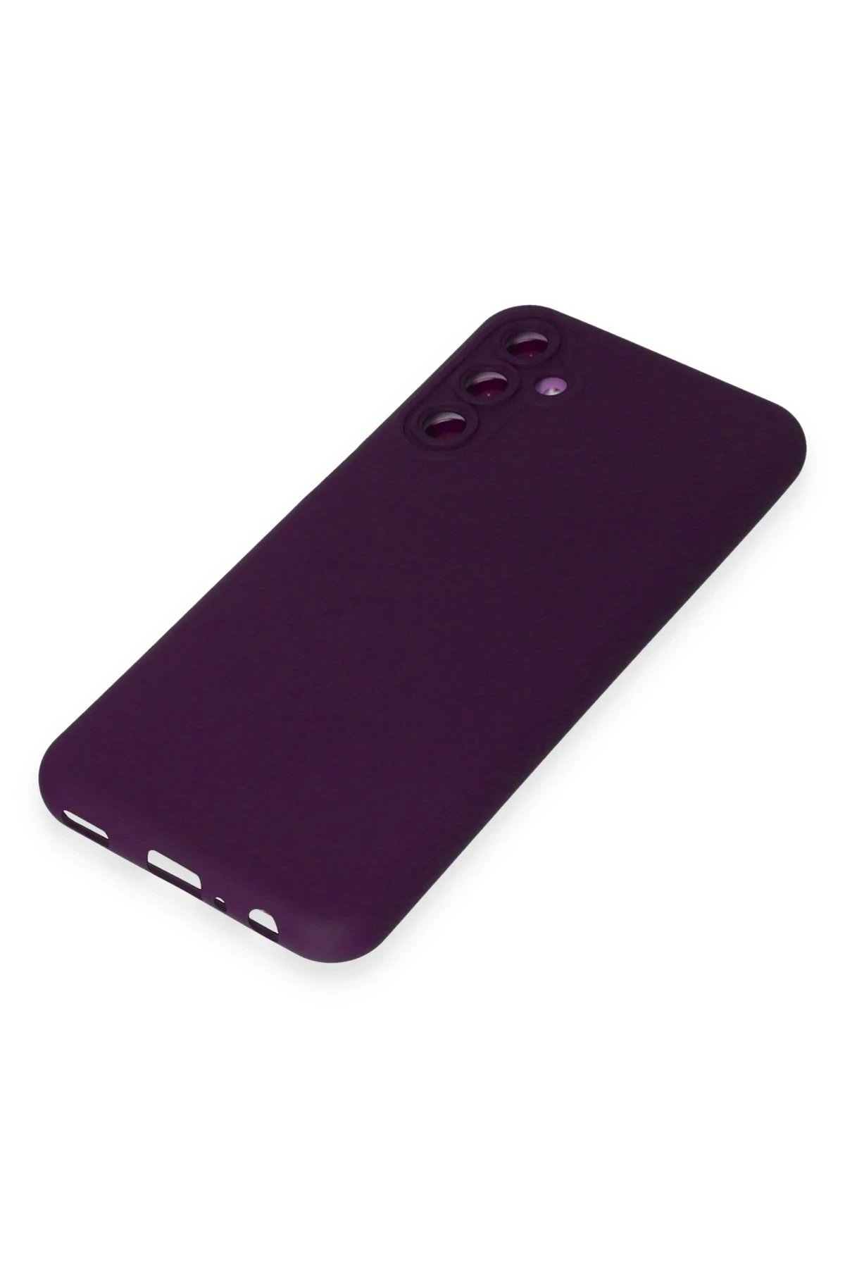 Newface Samsung Galaxy M34 5G Kılıf Nano içi Kadife Silikon - Mor