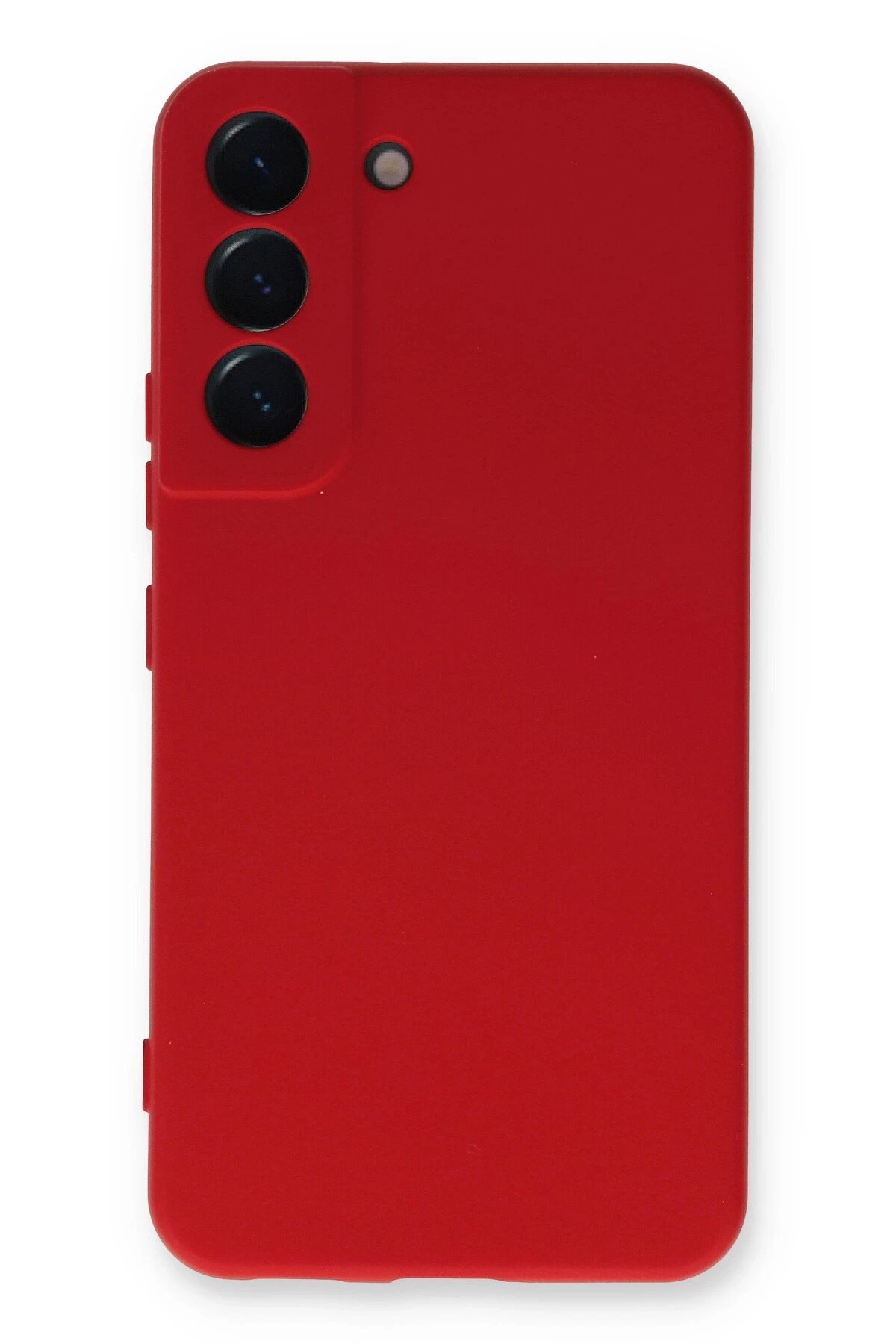 Newface Samsung Galaxy S23 Kılıf Nano içi Kadife Silikon - Kırmızı