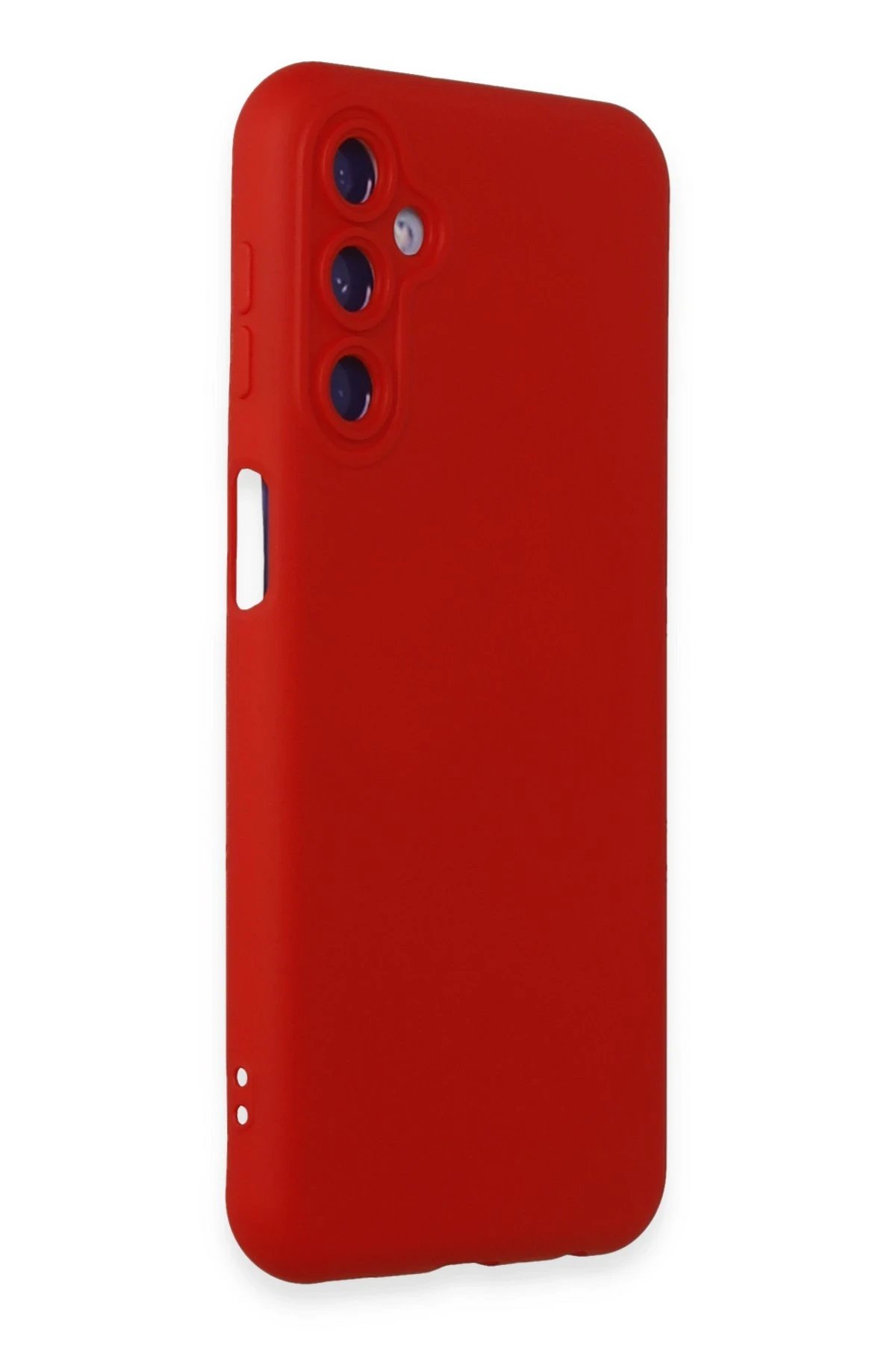 Newface Samsung Galaxy M14 5G Kılıf Nano içi Kadife Silikon - Kırmızı