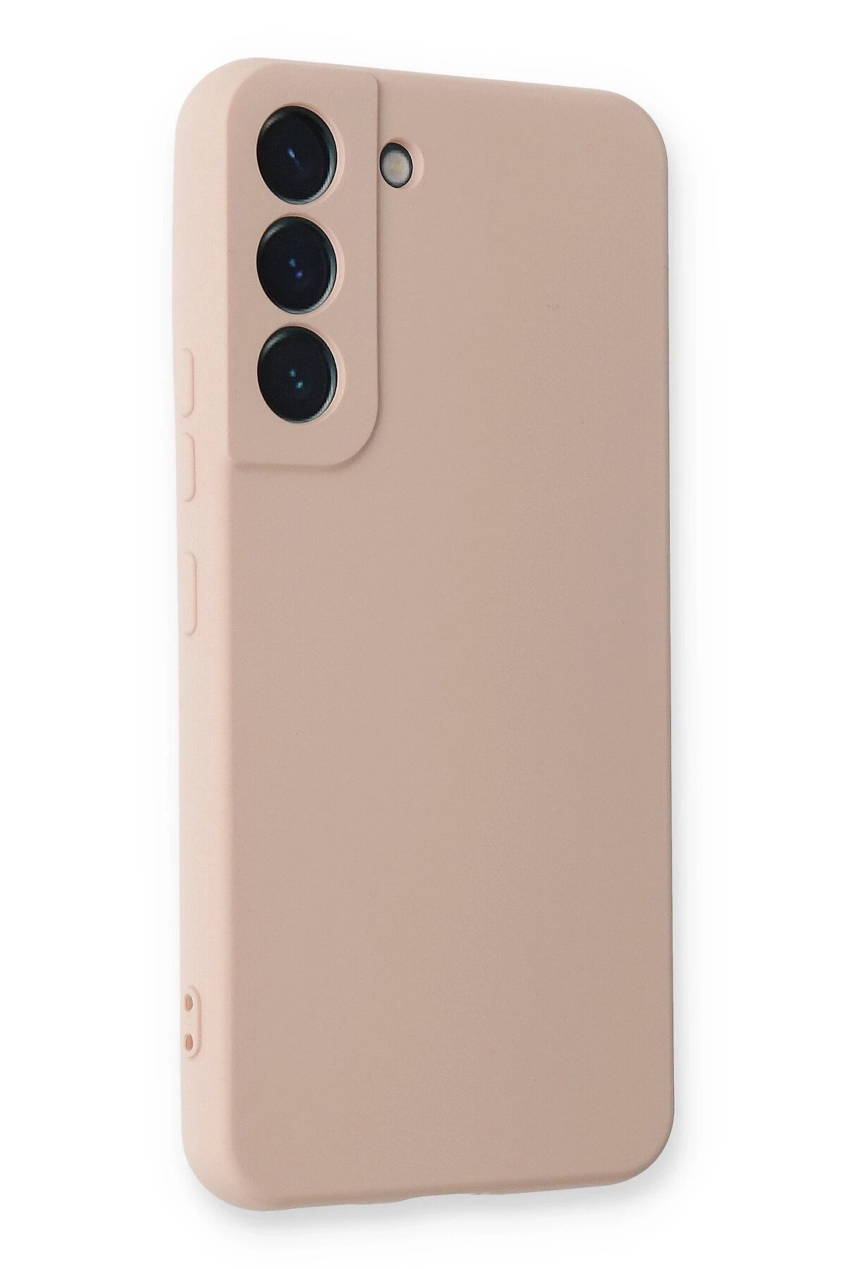 Newface Samsung Galaxy S23 Kılıf Nano içi Kadife Silikon - Pudra