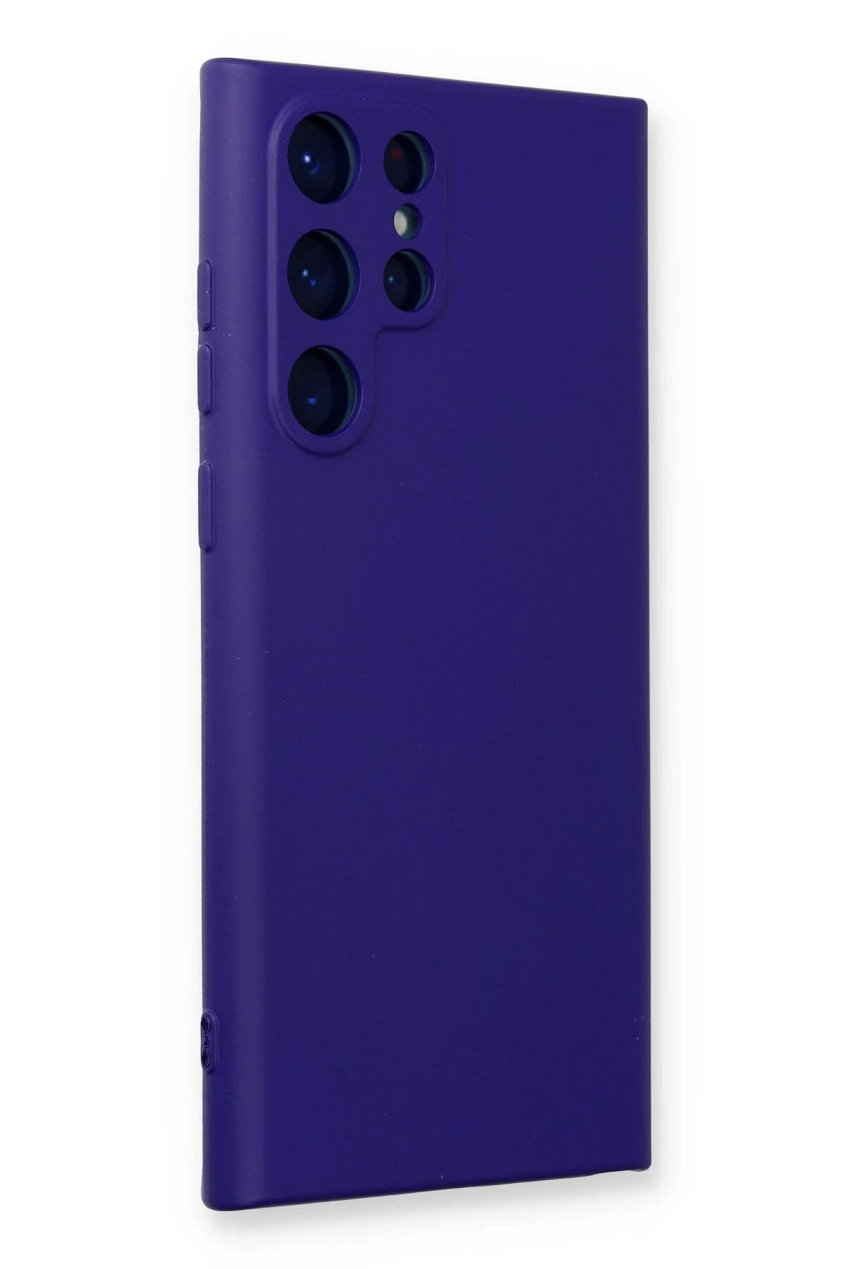 Newface Samsung Galaxy S23 Ultra Kılıf Nano içi Kadife Silikon - Mor