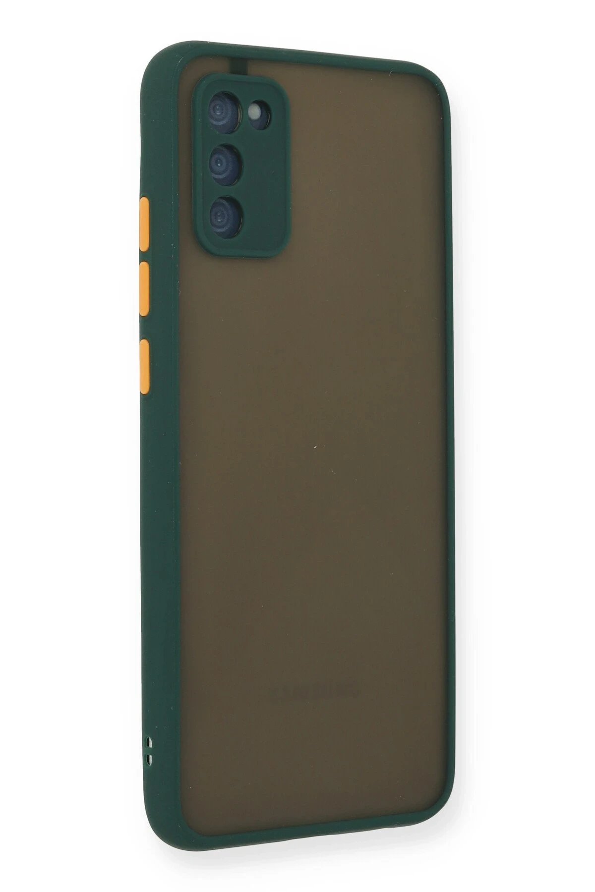 Newface Samsung Galaxy A03S Kılıf Montreal Silikon Kapak - Yeşil